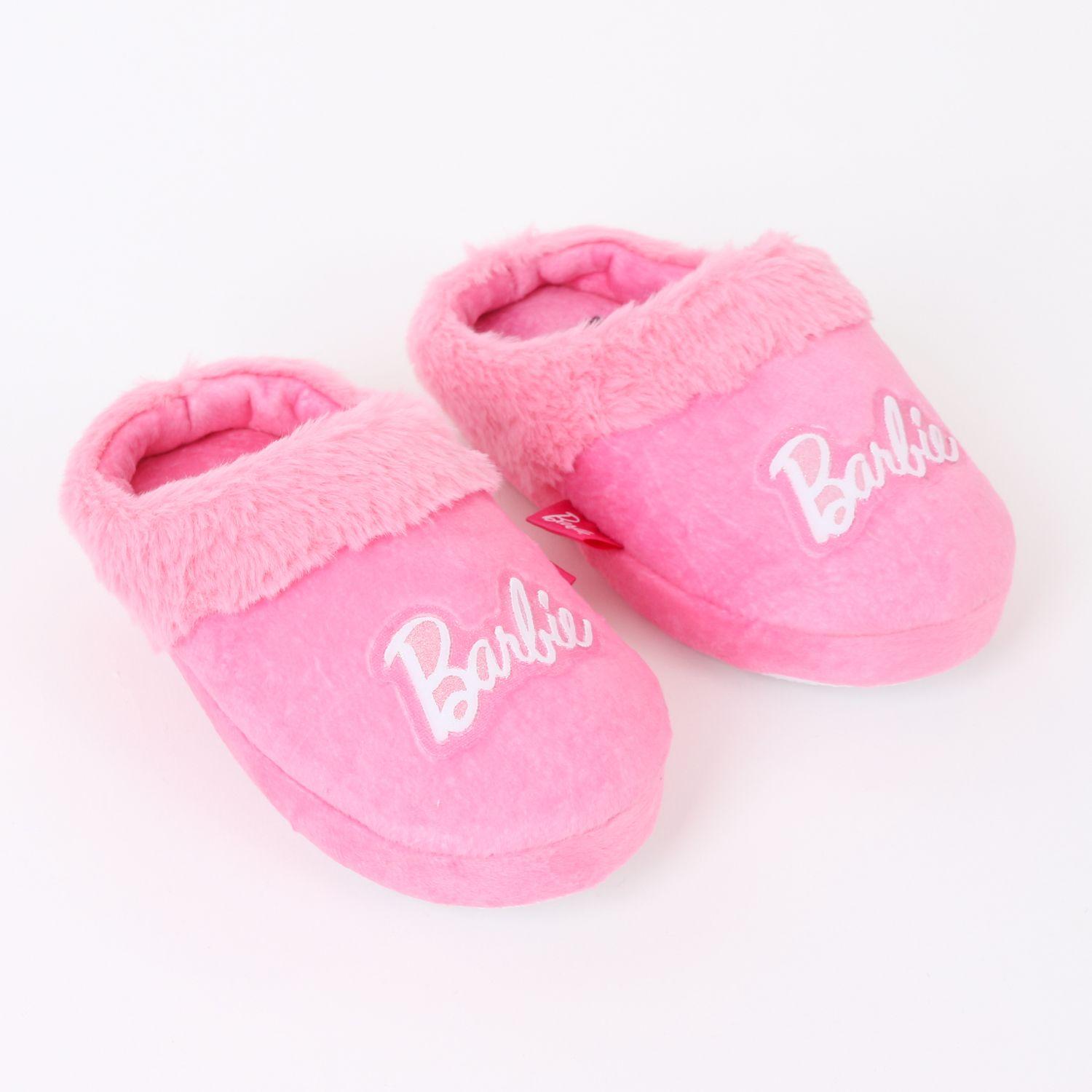 Pantufla Niña Invernal Logo Rosado Barbie-0