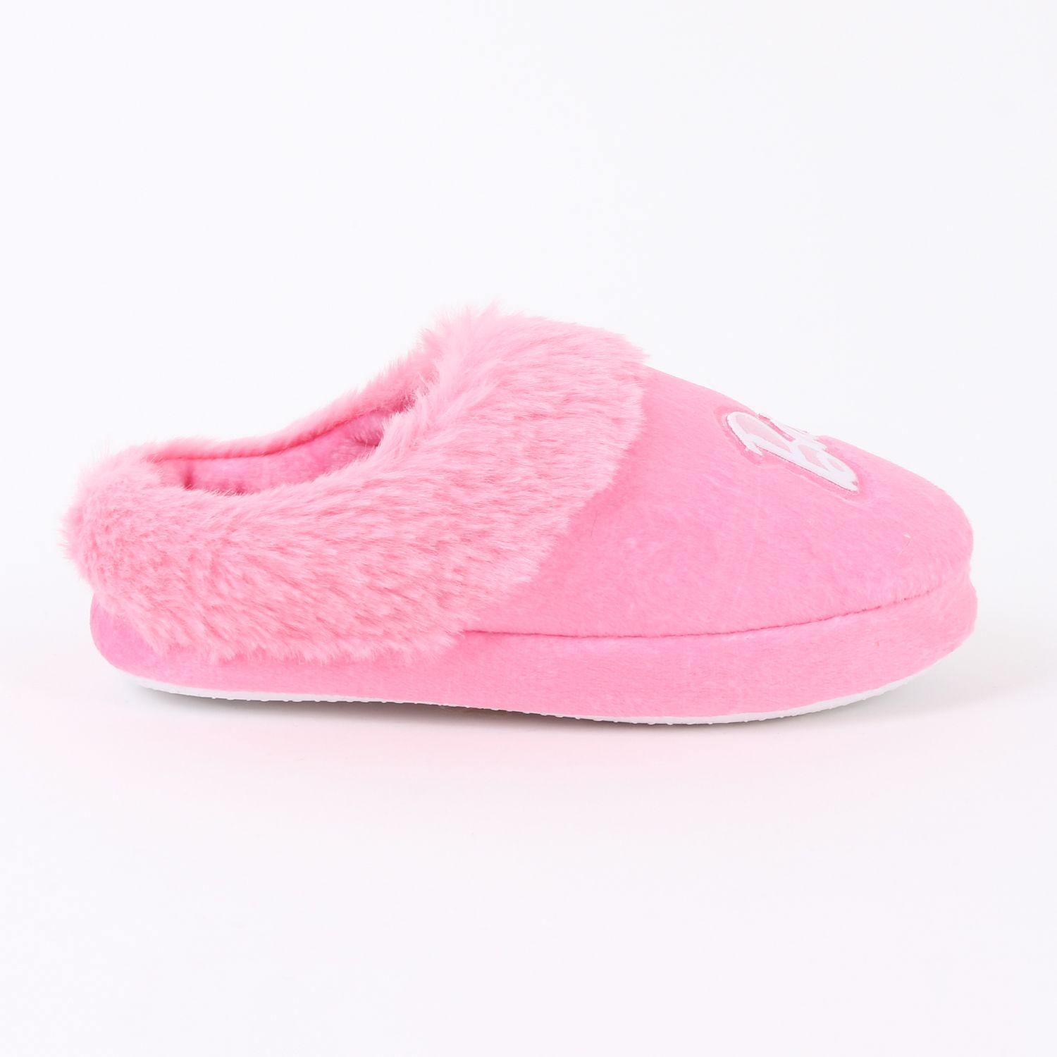 Pantufla Niña Invernal Logo Rosado Barbie-1