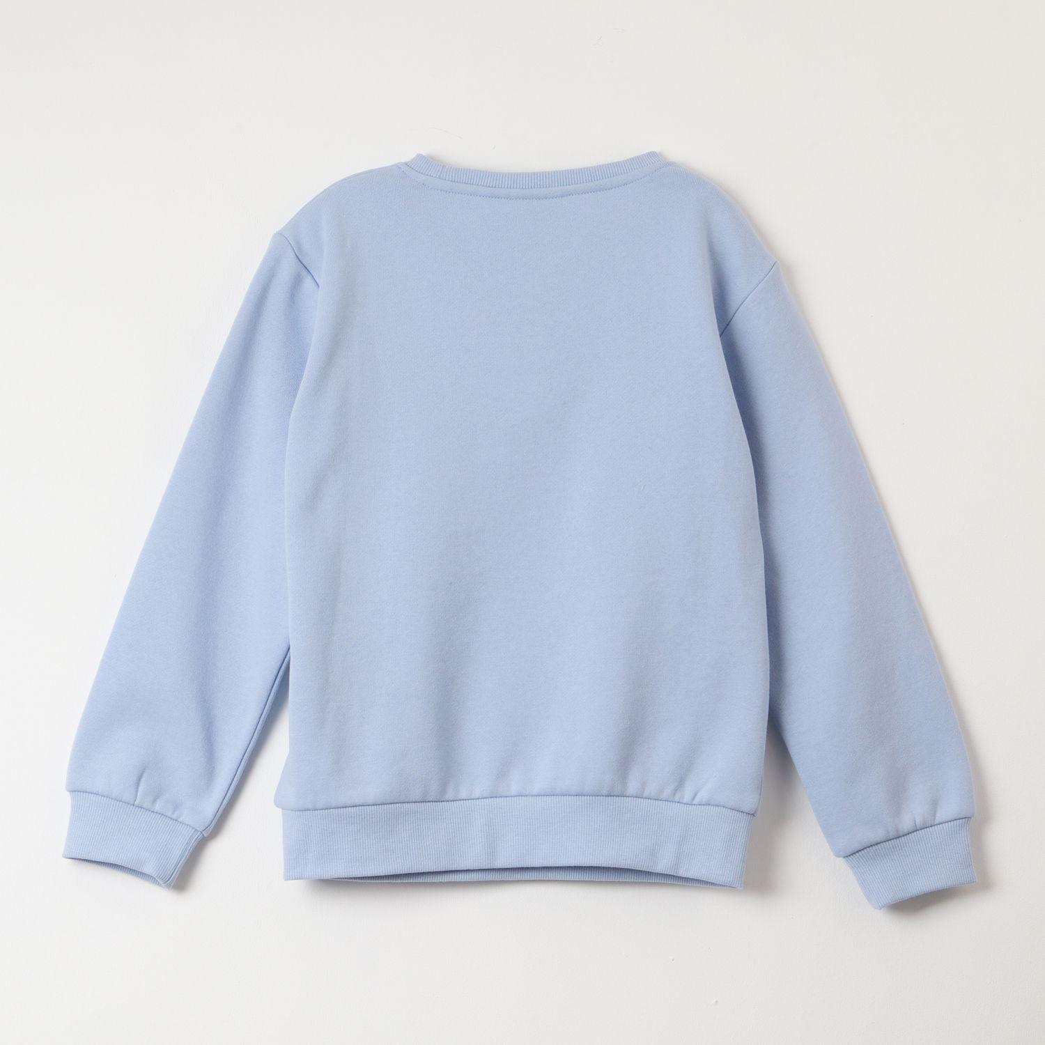 Poleron Cerrado Niña Lilo & Stitch Surprice Celeste Disney-2