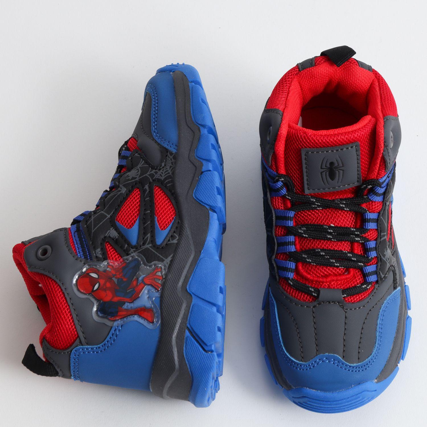 Zapatilla Outdoor Niño Spiderman Azul Marvel-3