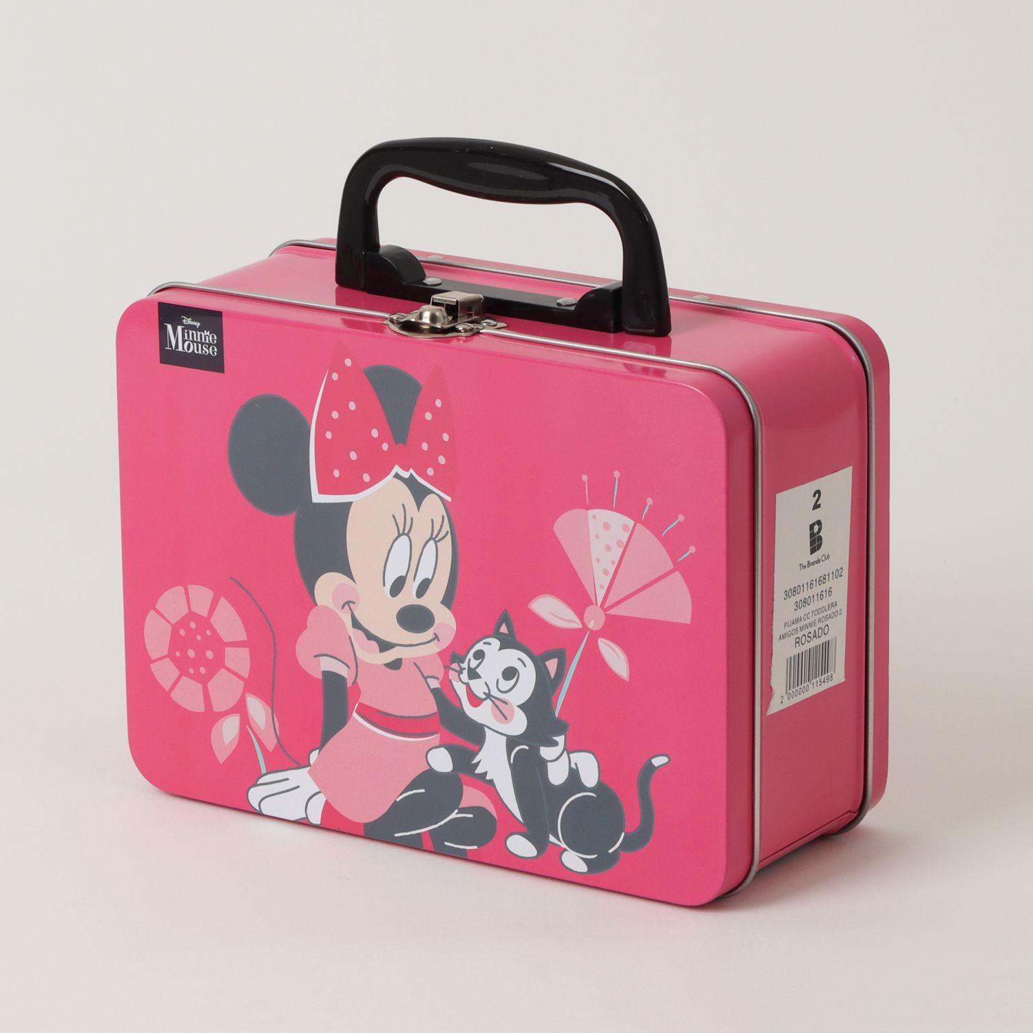 Pijama Corto Niña Minnie Amigos Rosado Disney-4