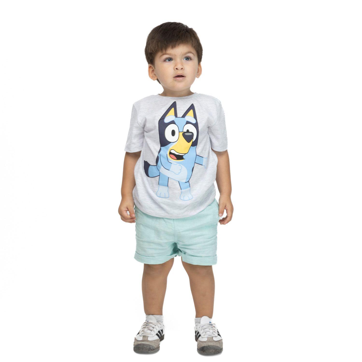Polera Niño Gris Bluey-0