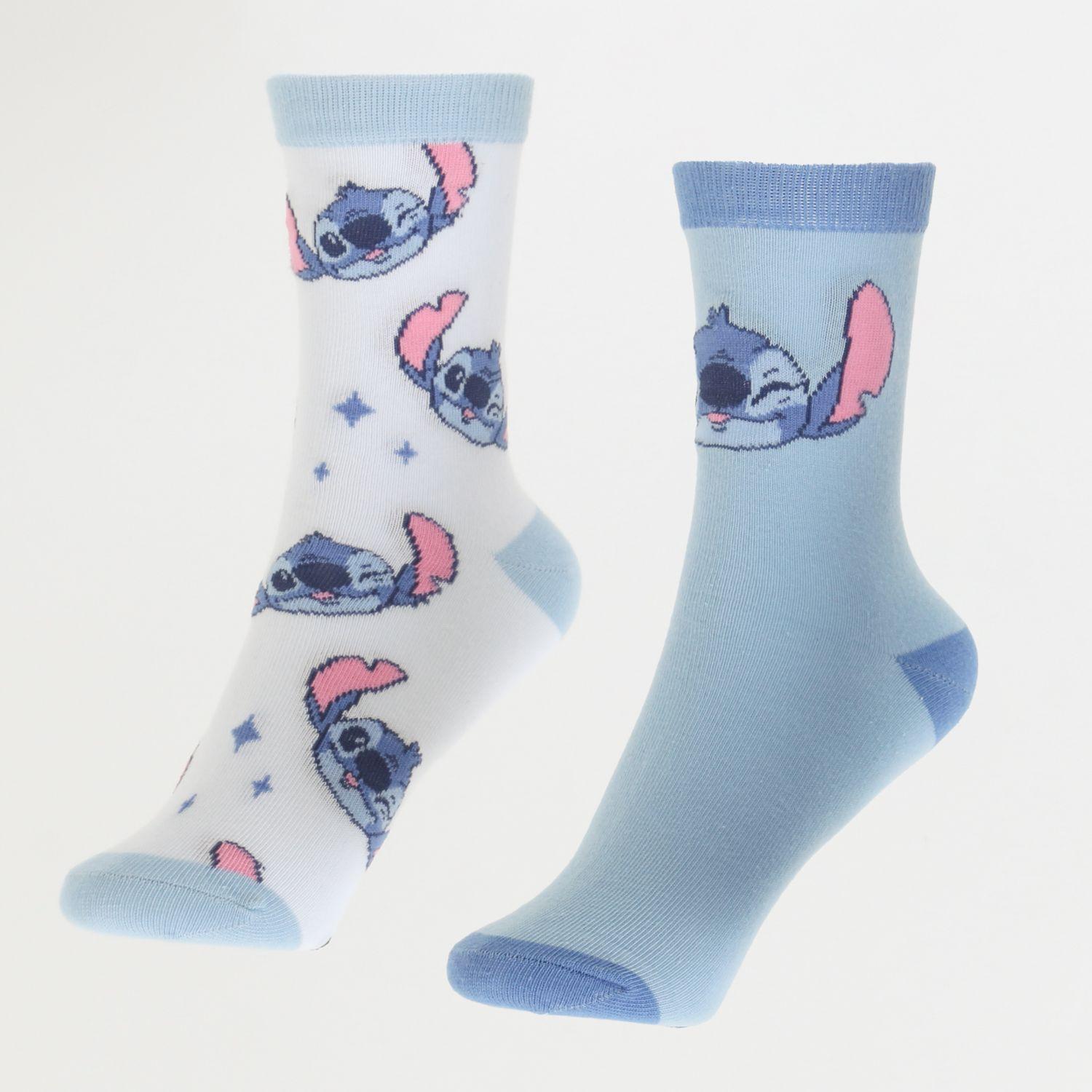 Bipack Calcetines Niña Full Print Lilo Stitch Celeste Disney-0