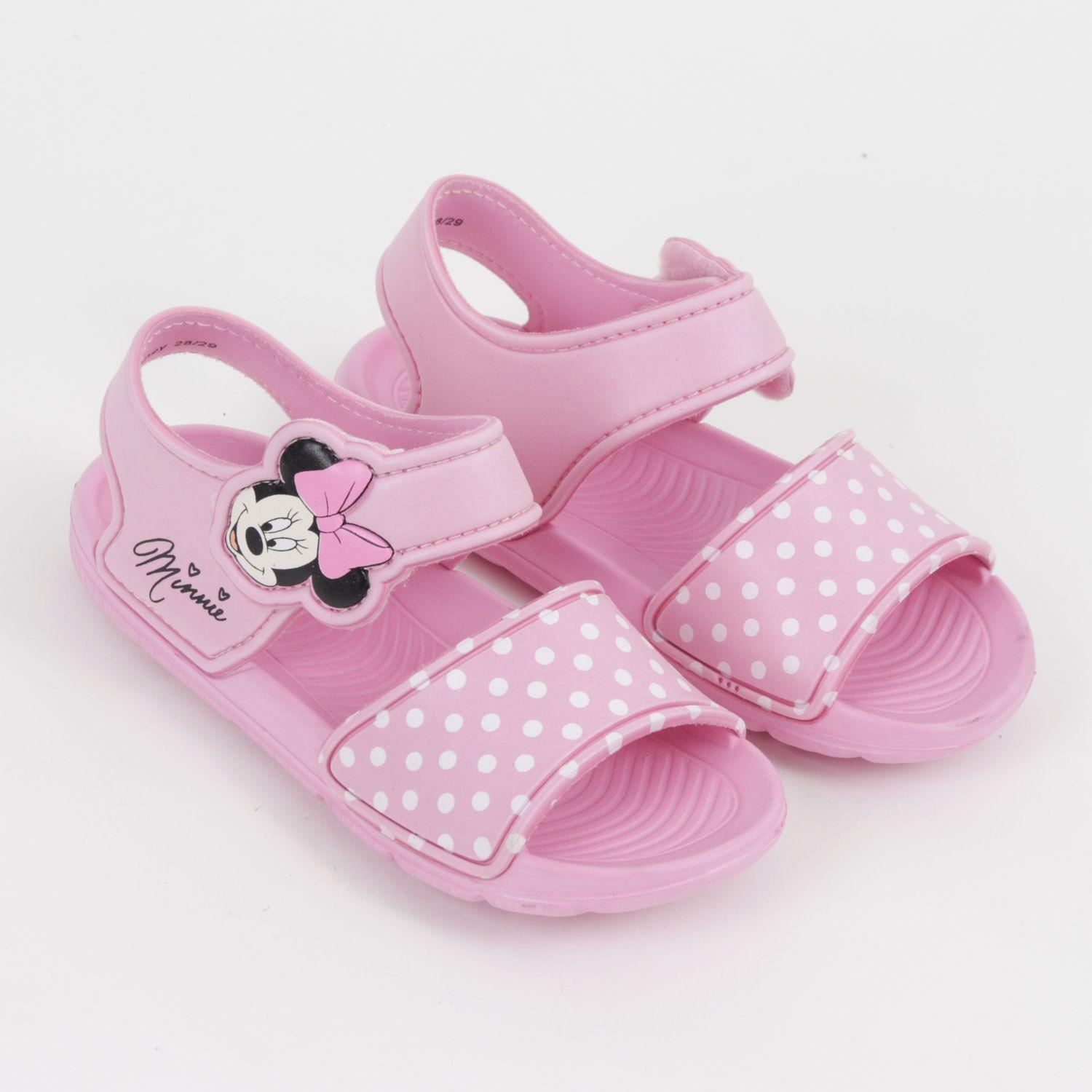 Sandalia Niña Rosado Lunares Minnie Disney-1