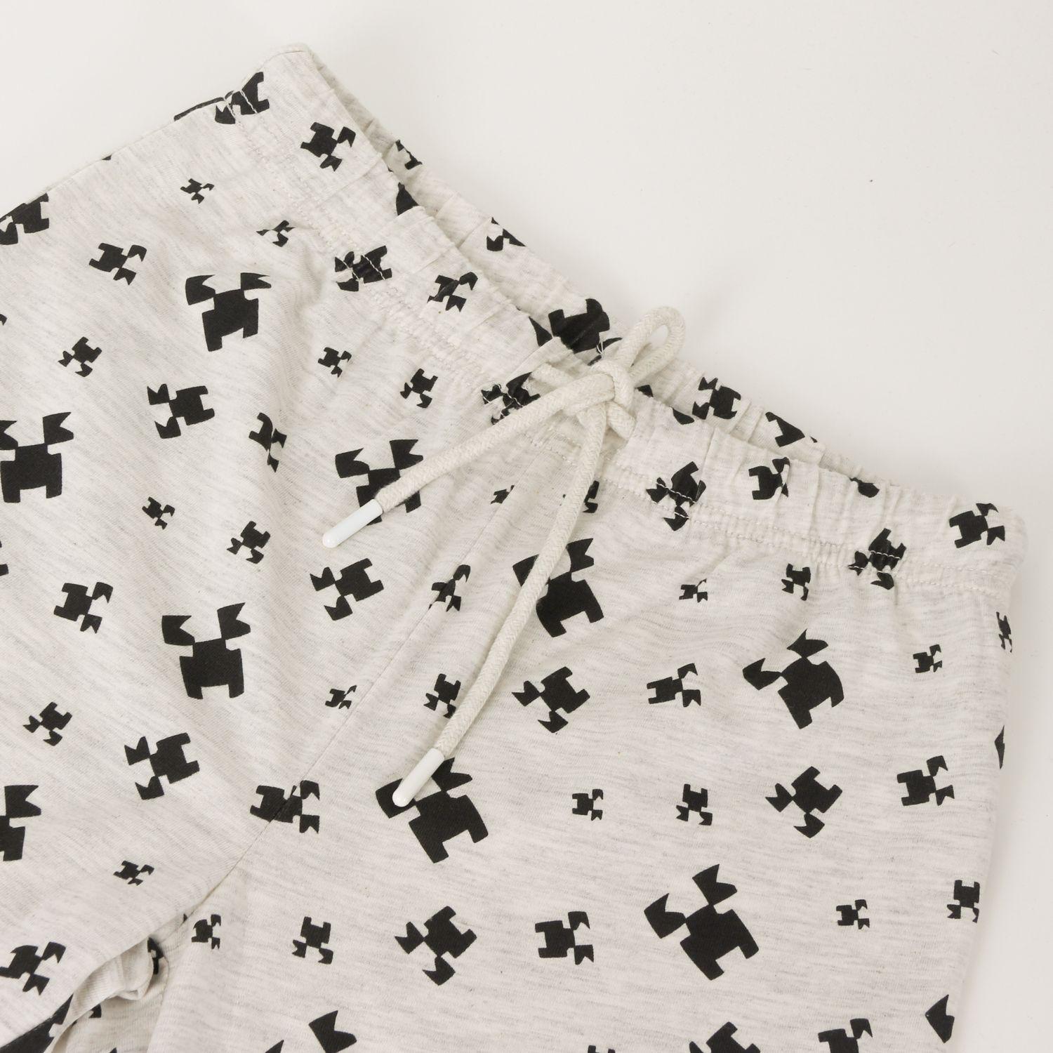 Pijama Manga Larga Niño Creepers Verde Minecraft-3