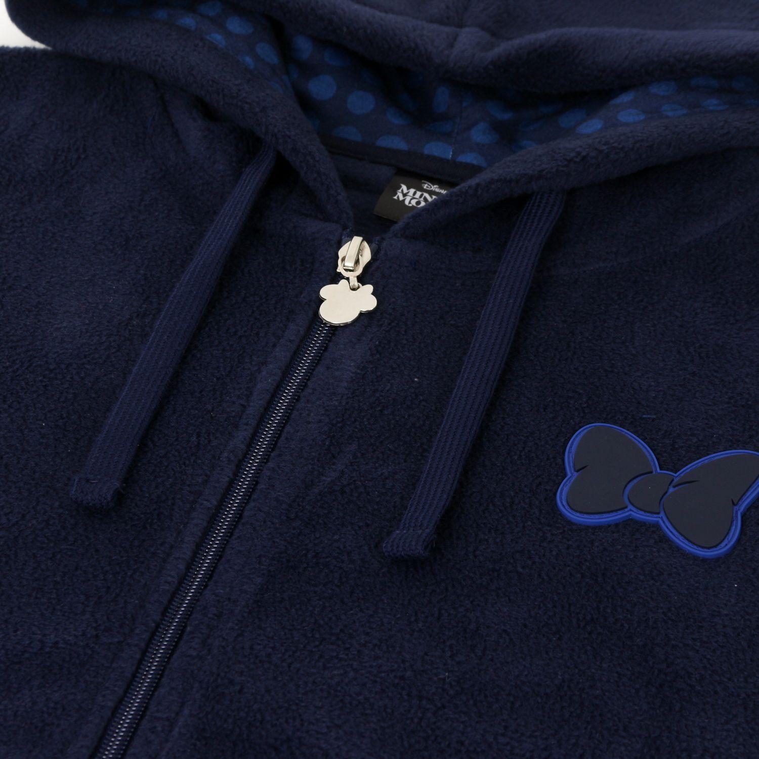 Polar Escolar con Gorro Niña Minnie Azul Marino Disney-2