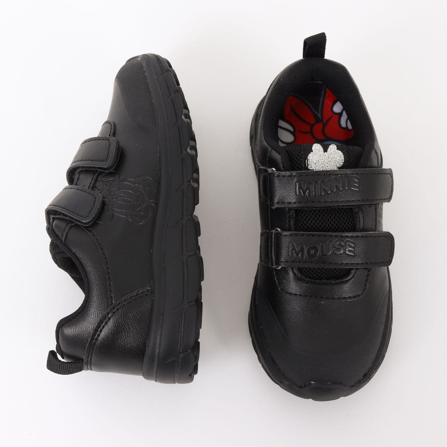 Zapatilla Escolar Niña Velcro Minnie Mouse Negro Disney-3