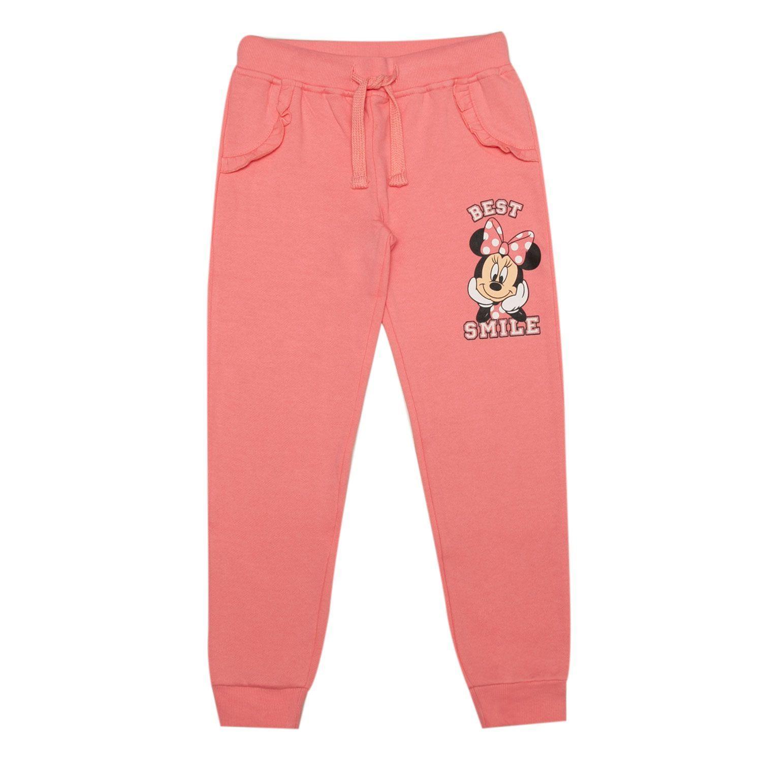 Pantalon de Buzo Niña Minnie Drop Rosado Disney-1