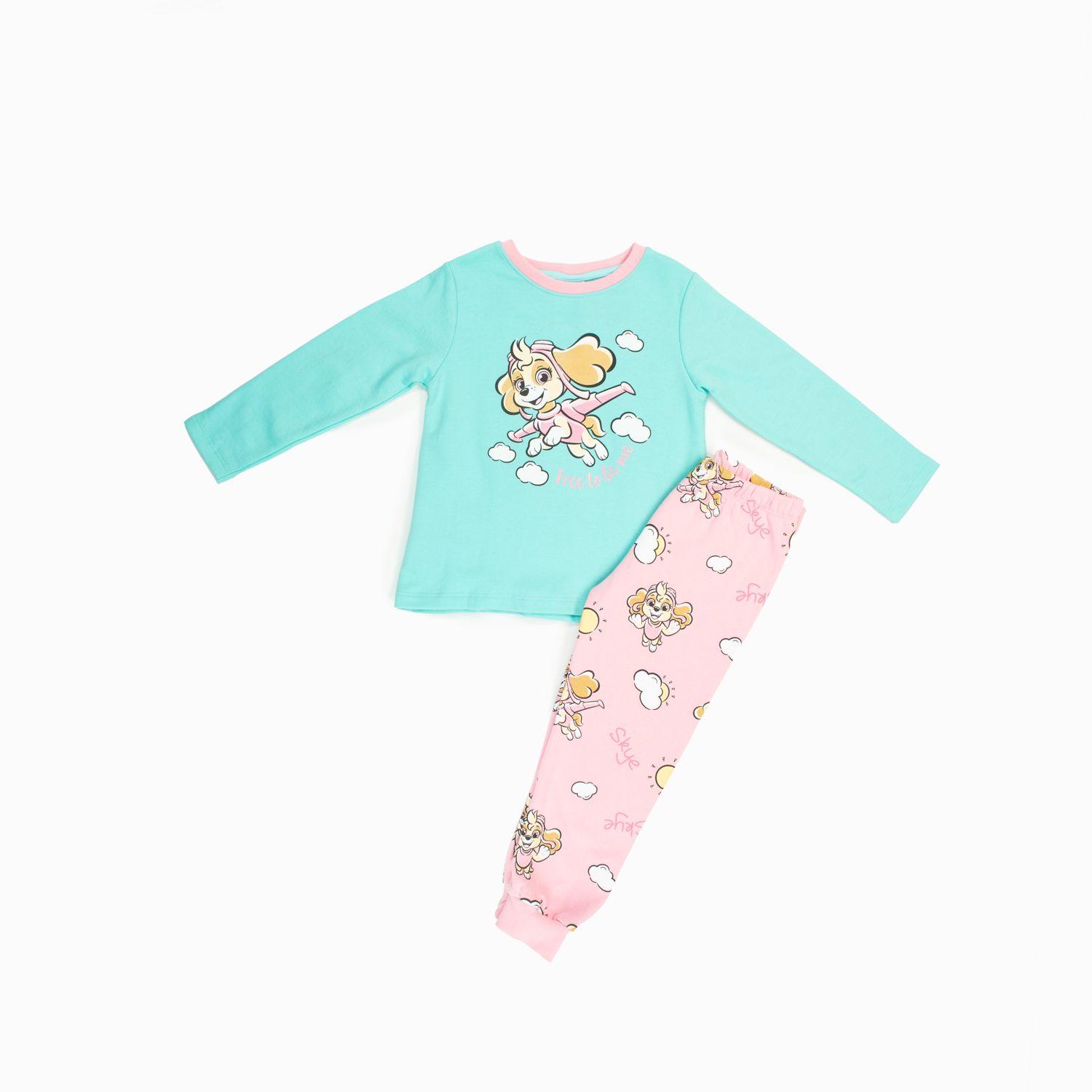 Pijama Niña Fly Celeste Paw Patrol-2