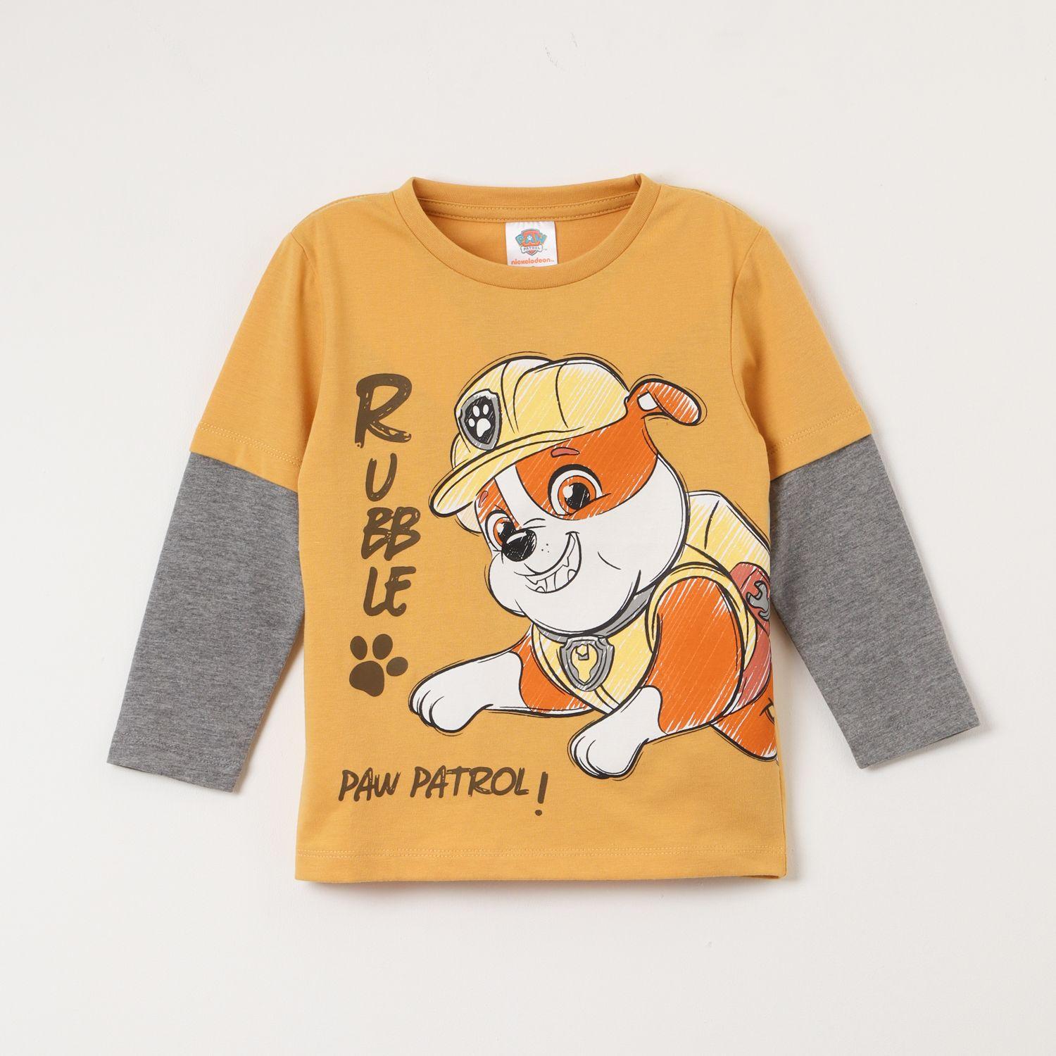 Polera Manga Larga Niño Rubble Cafè Paw Patrol-0