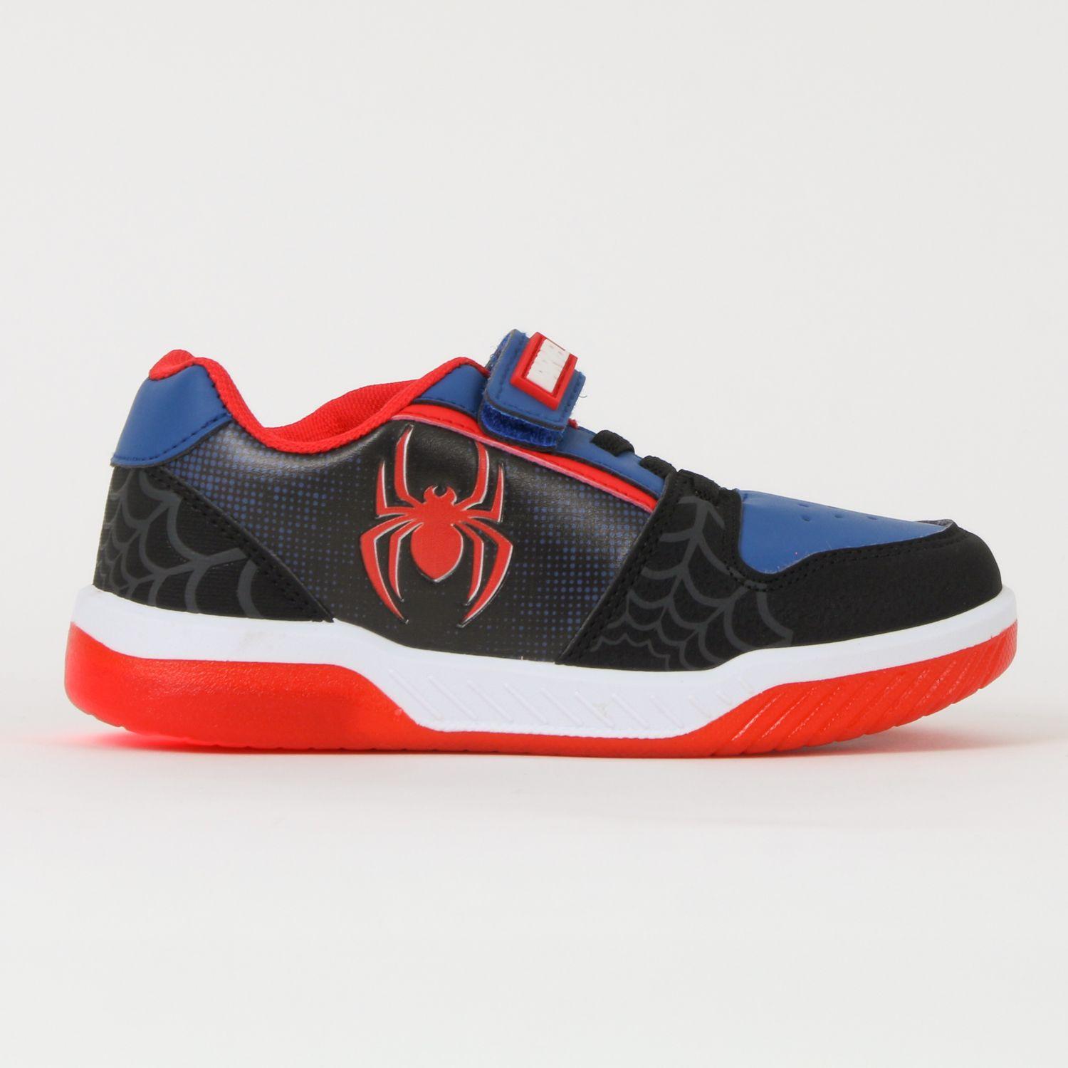 Zapatillas con luces Niño Negro Araña Spiderman Marvel-0