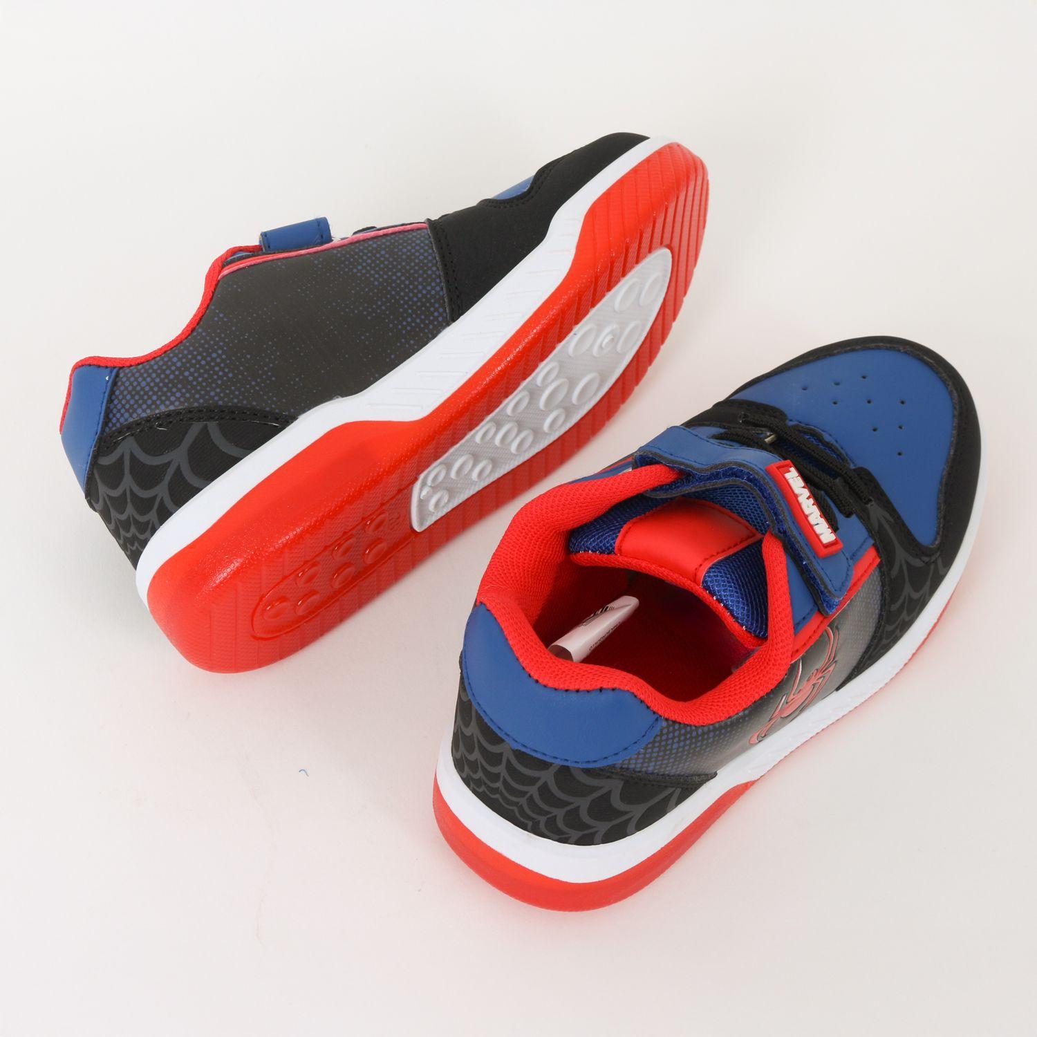 Zapatillas con luces Niño Negro Araña Spiderman Marvel-3