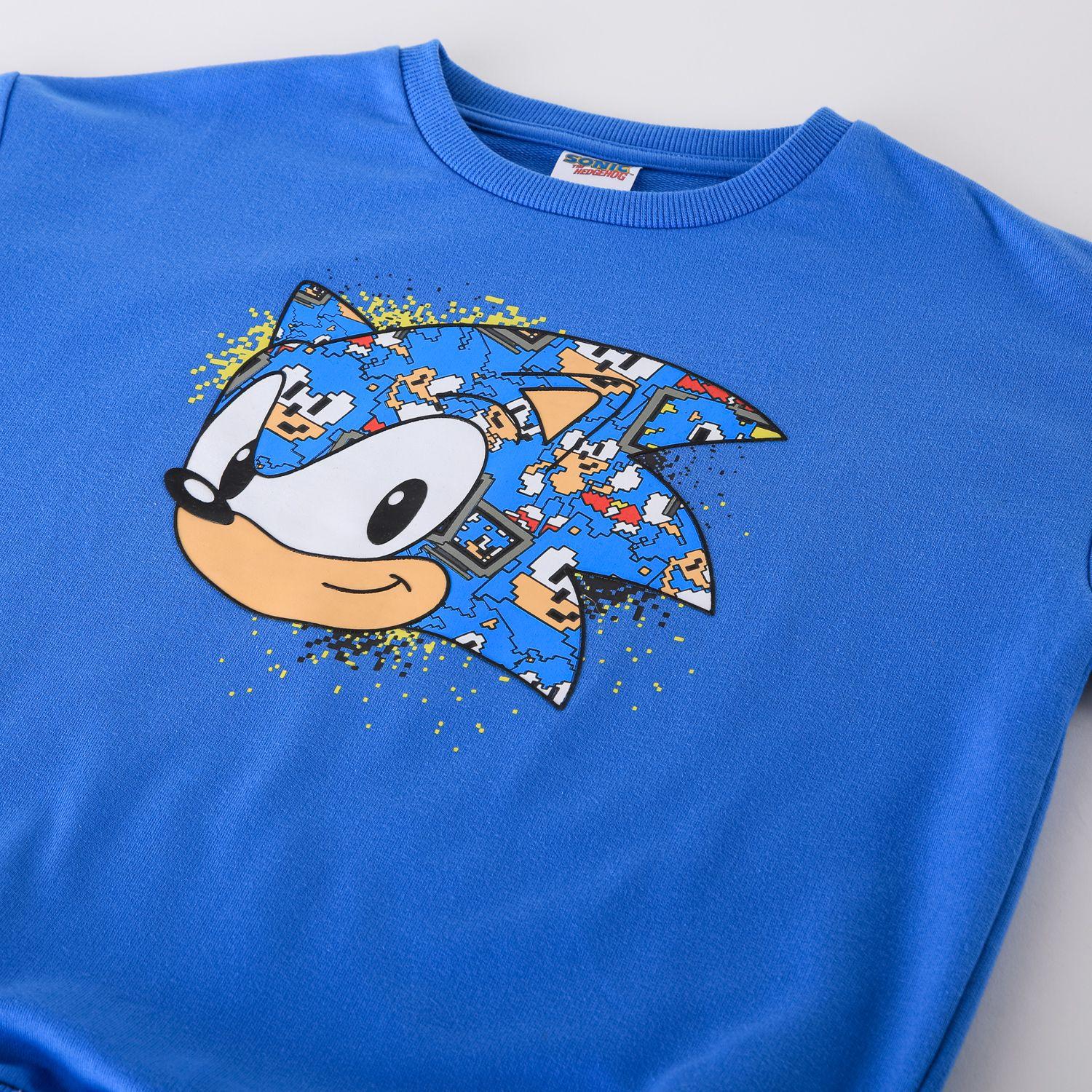 Conjunto Niño Sonic Corto Azul-2