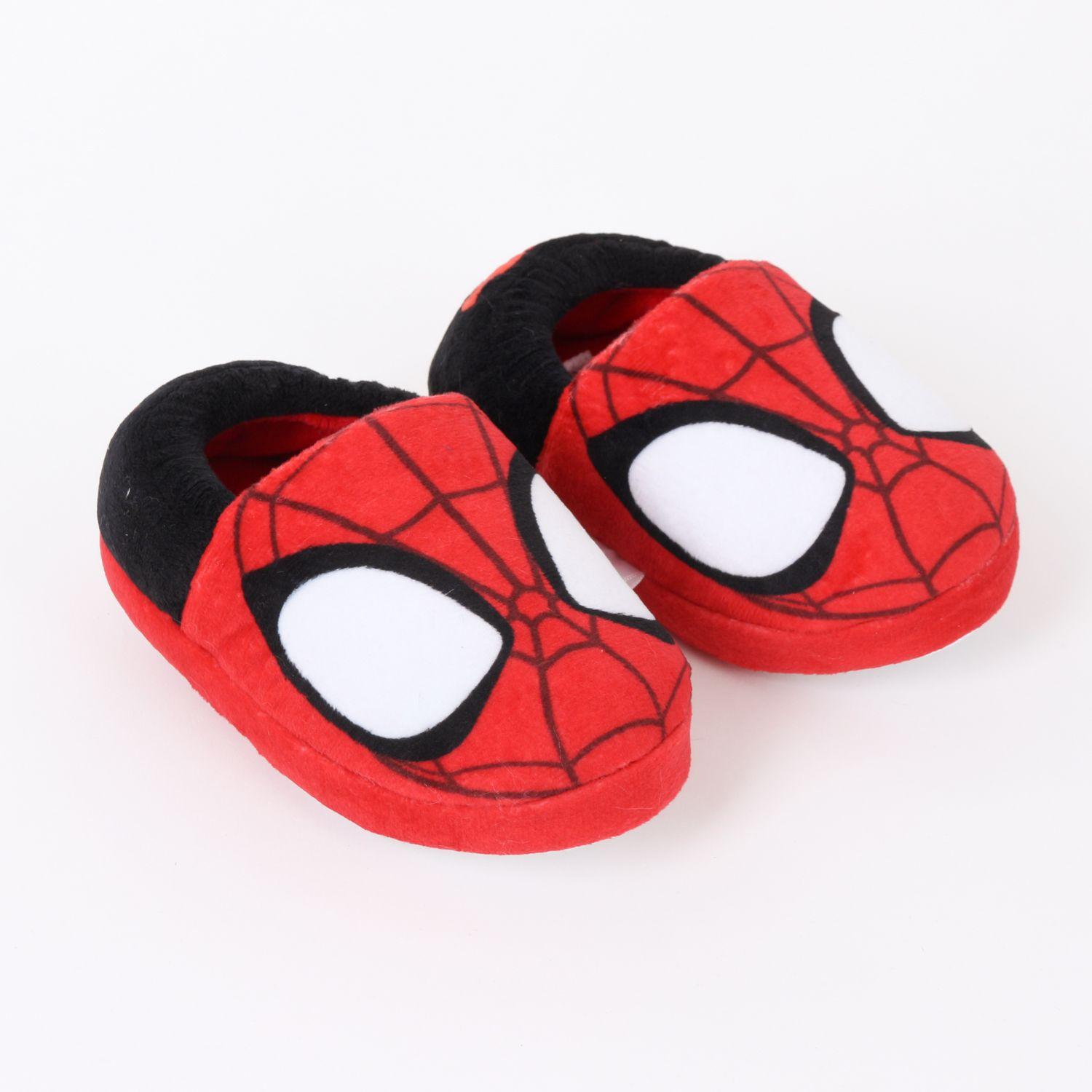 Pantufla Niño Spidey Face Rojo Marvel-1