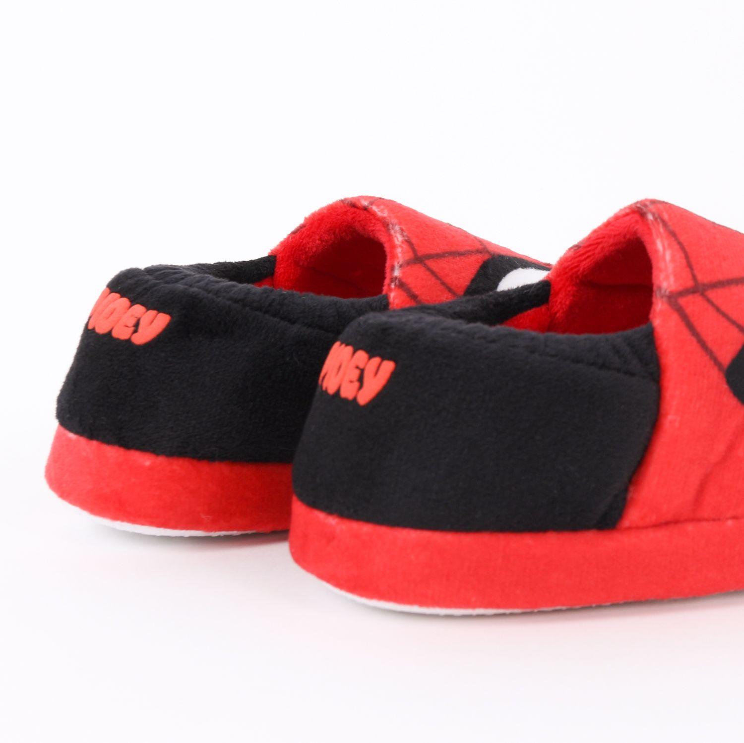 Pantufla Niño Spidey Face Rojo Marvel-2
