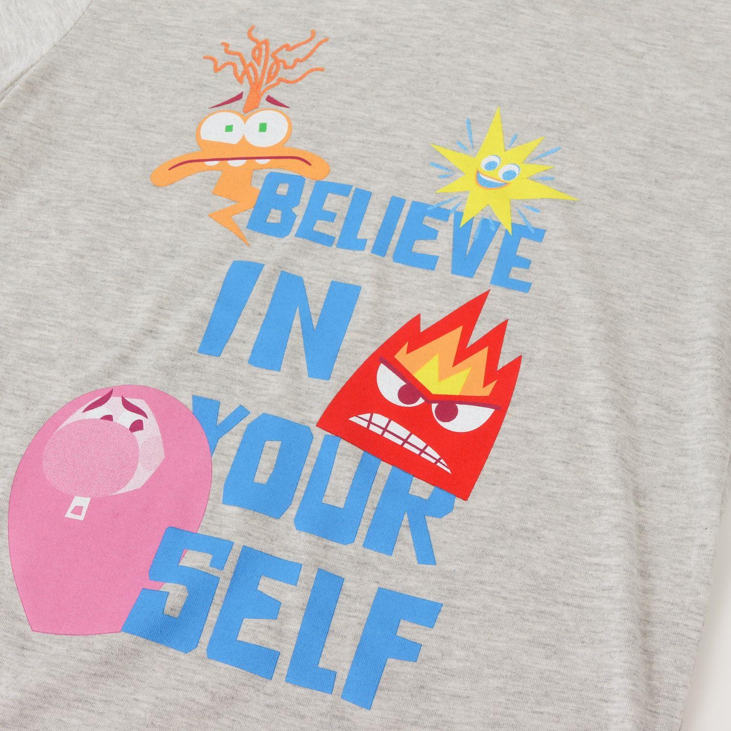 Pijama Manga Corta Niño Gris Intensamente Pixar Disney-2