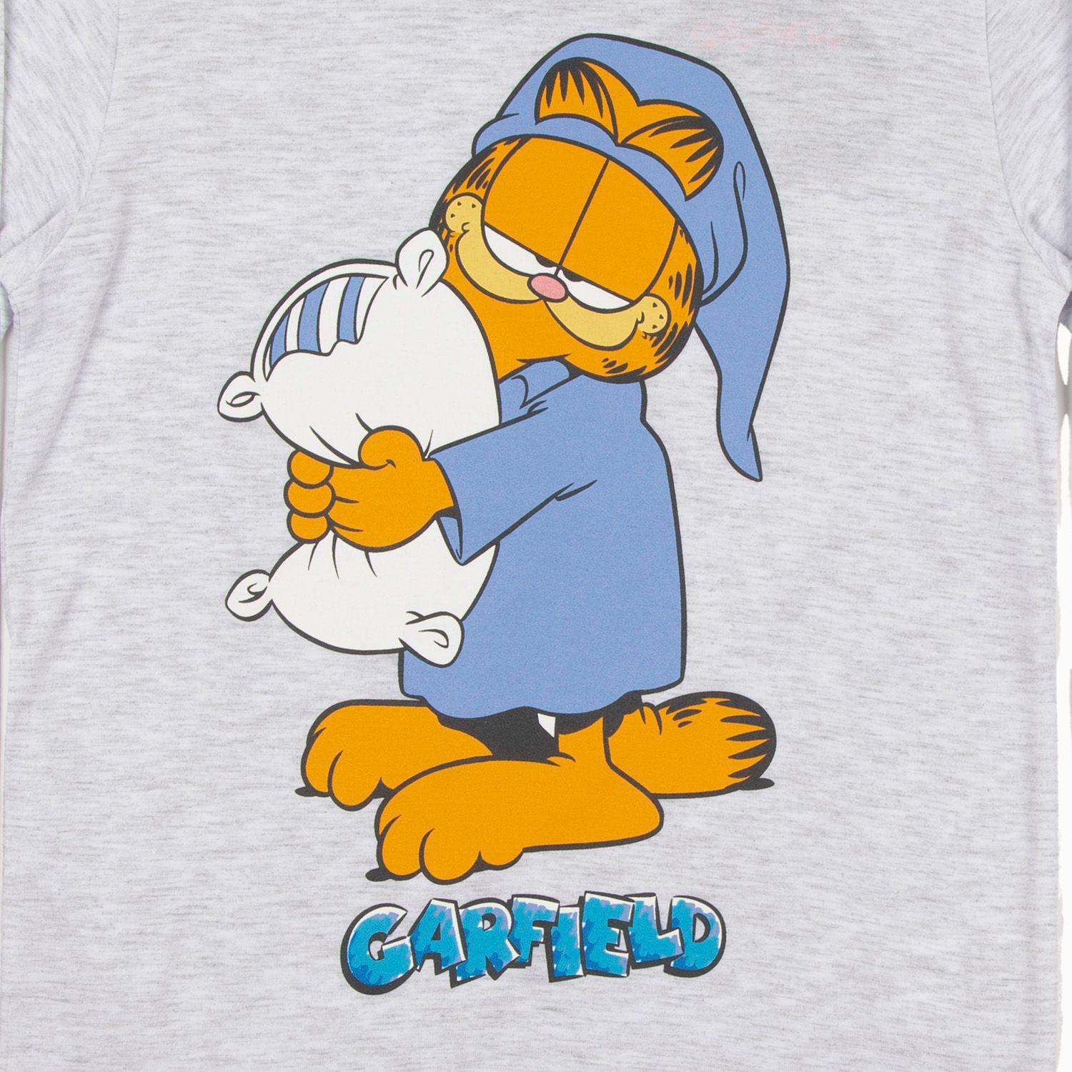 Pijama Largo Niño Sleep Gris Garfield-2