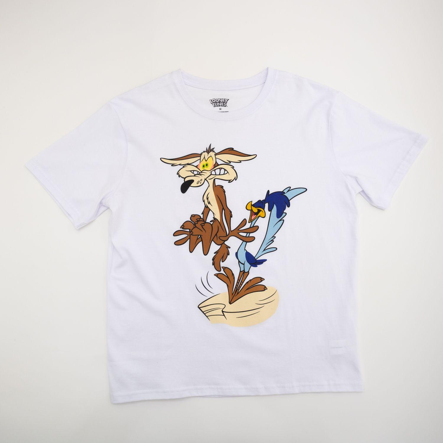 Polera Hombre Clasico Blanco Looney Tunes-0