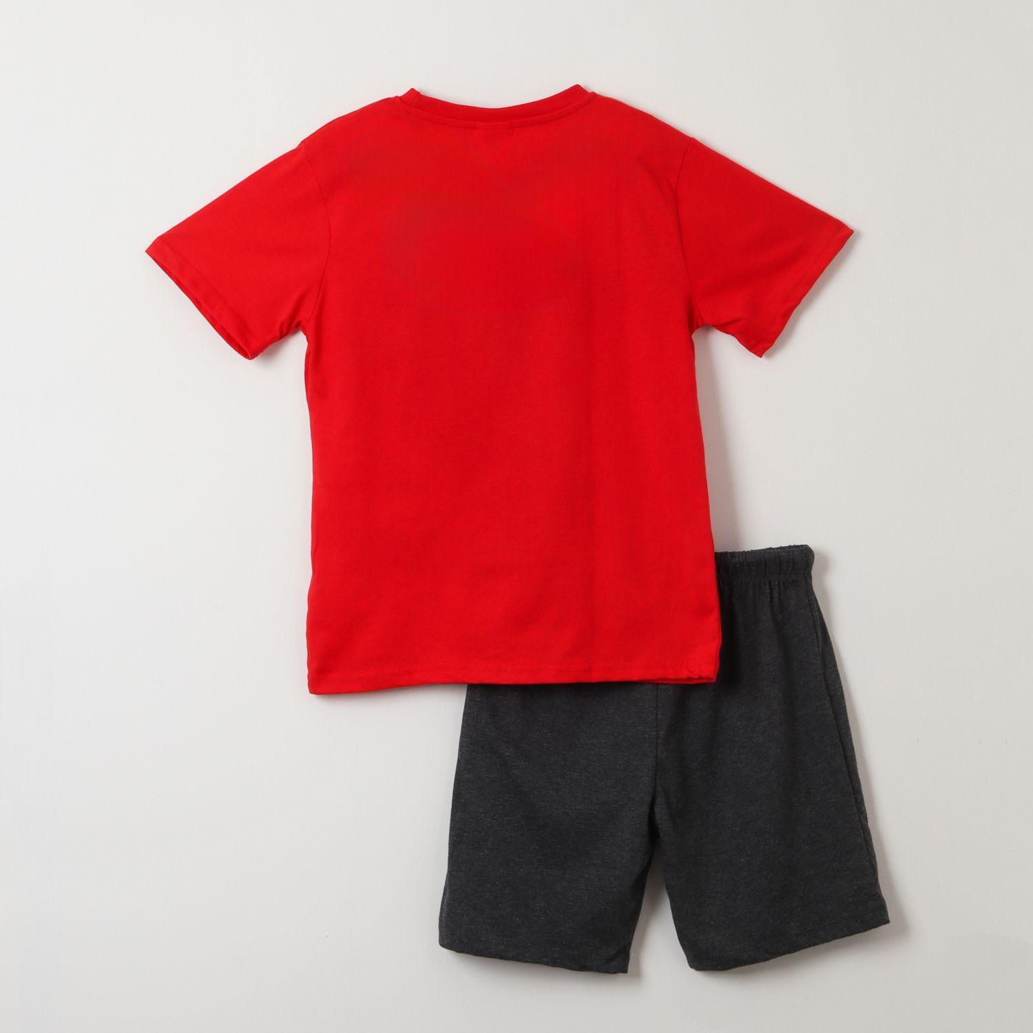 Pijama Corto Niño Sonic Personaje Rojo Sonic-3