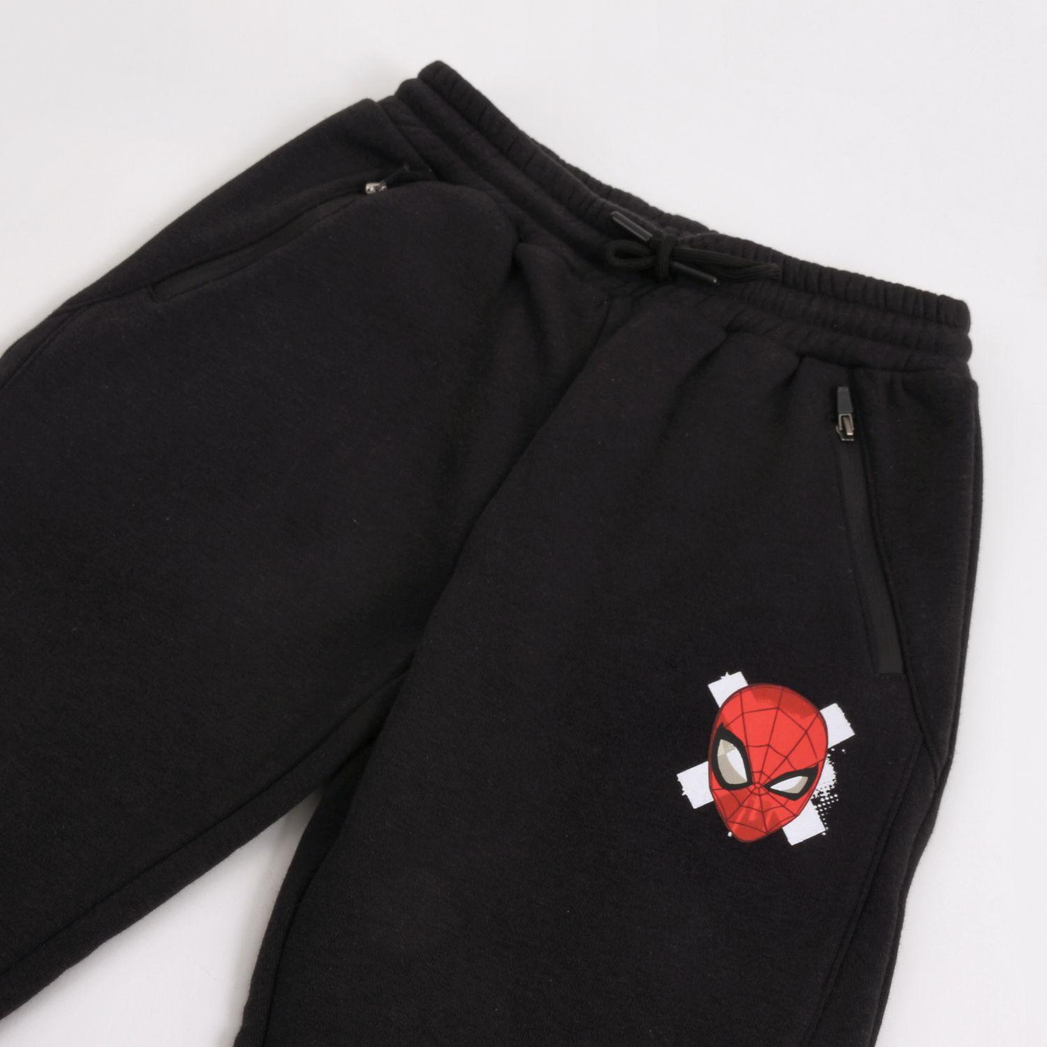 Conjunto Buzo Niño Hoodie Back Print Spiderman Gris Marvel-3