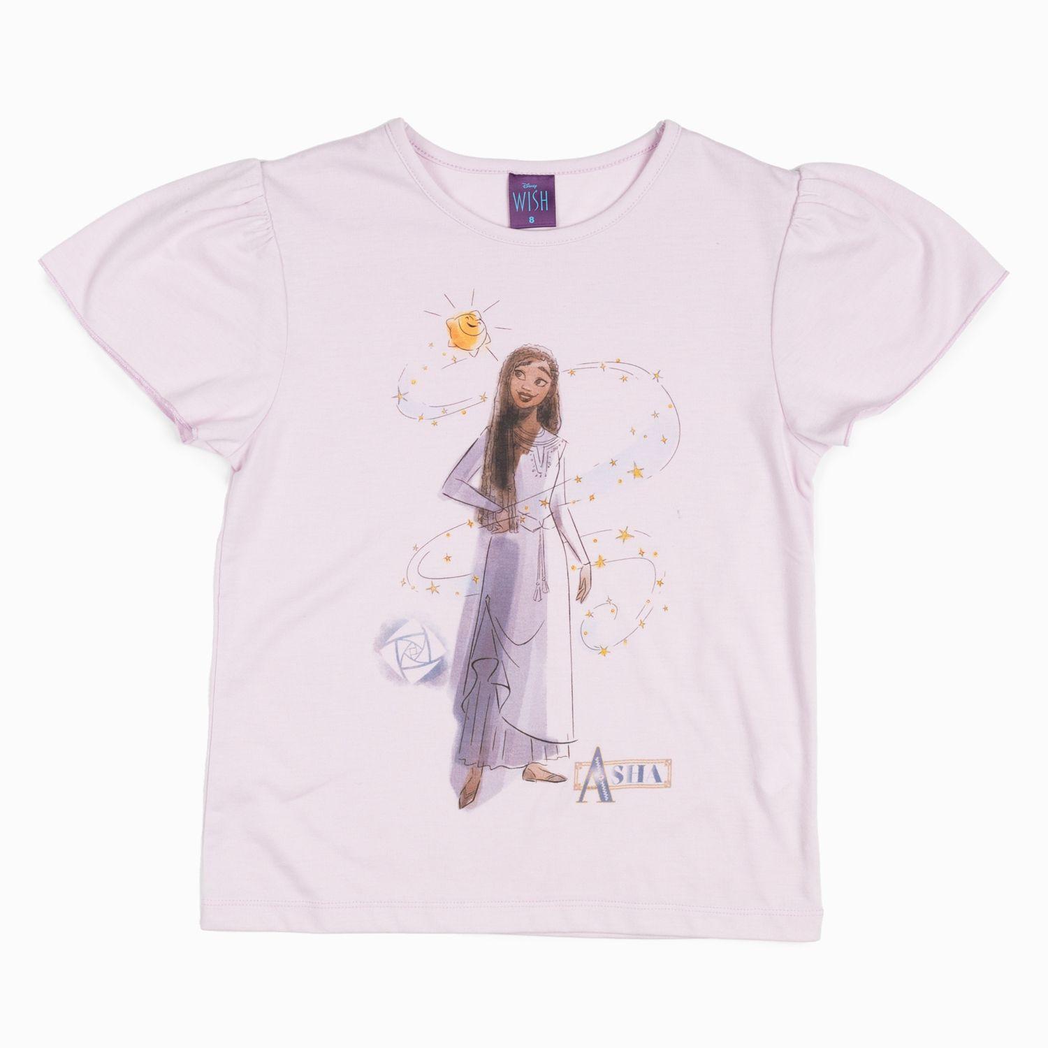 Polera Niña Shine Asha Wish Morado Disney-2
