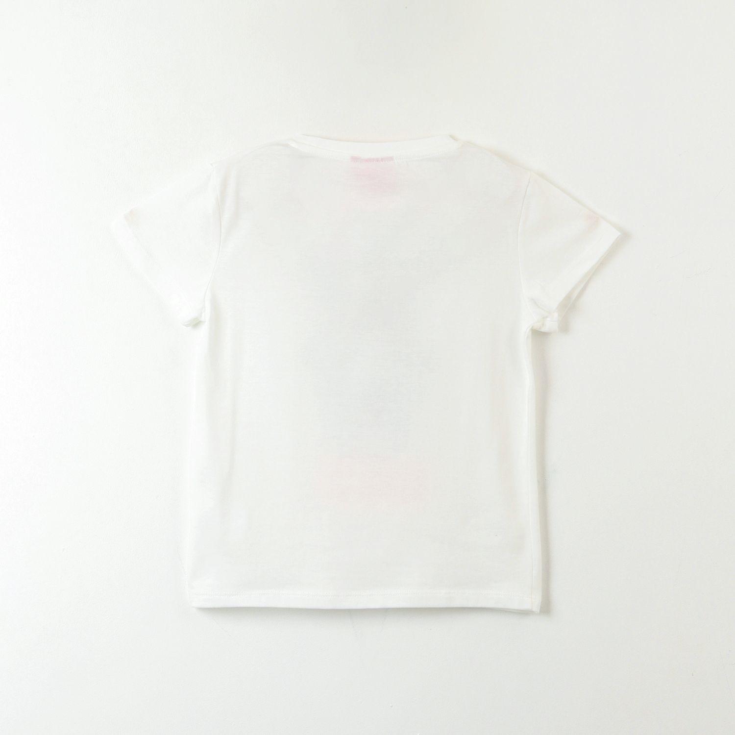 Polera Manga Corta Niña Besties Blanco Hello Kitty-2