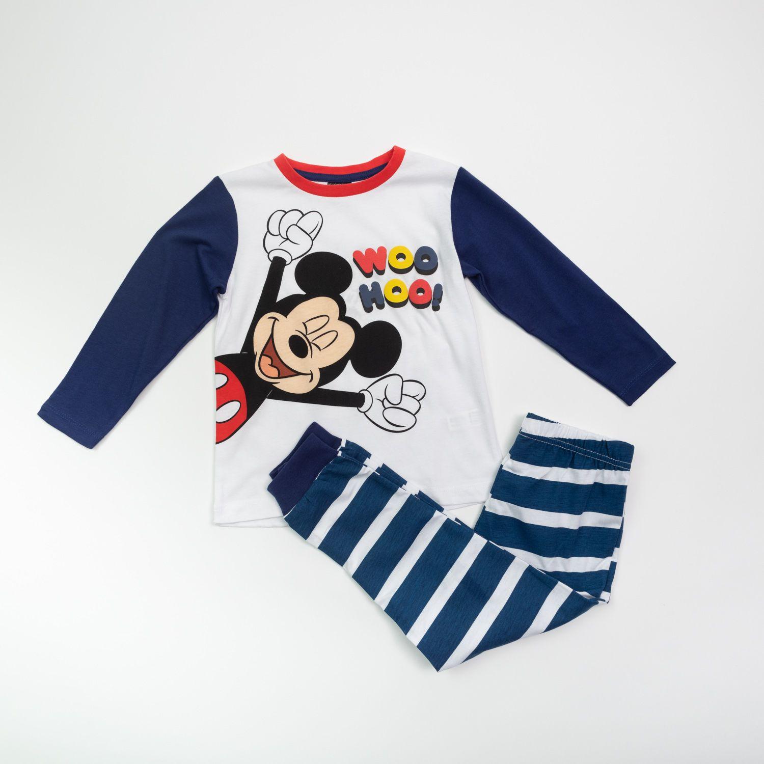 Pijama Niño Mickey Woo Hoo Blanco Disney-2