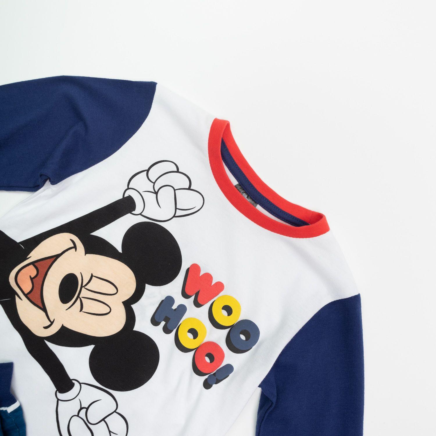 Pijama Niño Mickey Woo Hoo Blanco Disney-3