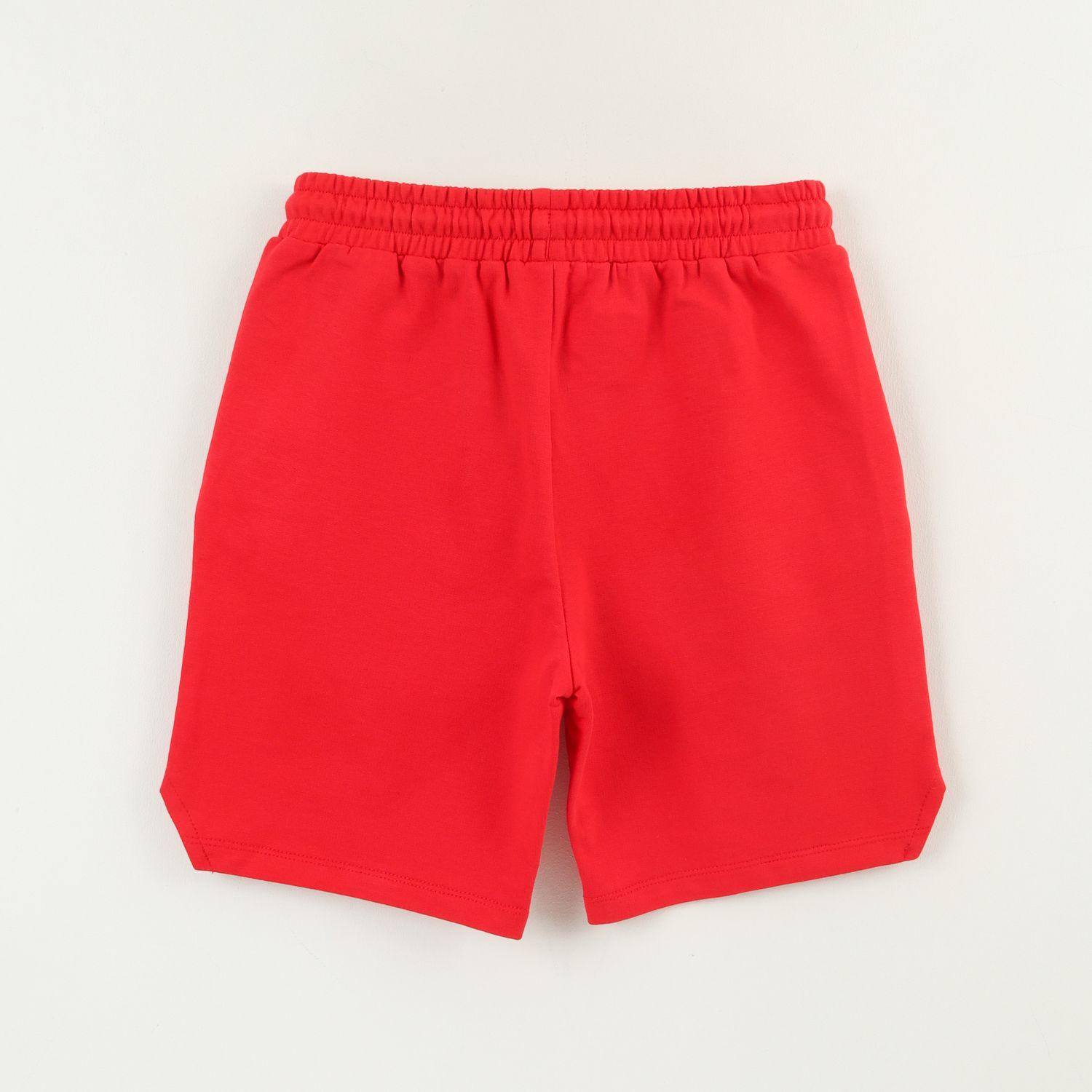 Short Cordón Niño Rojo Spiderman Letras Marvel-1