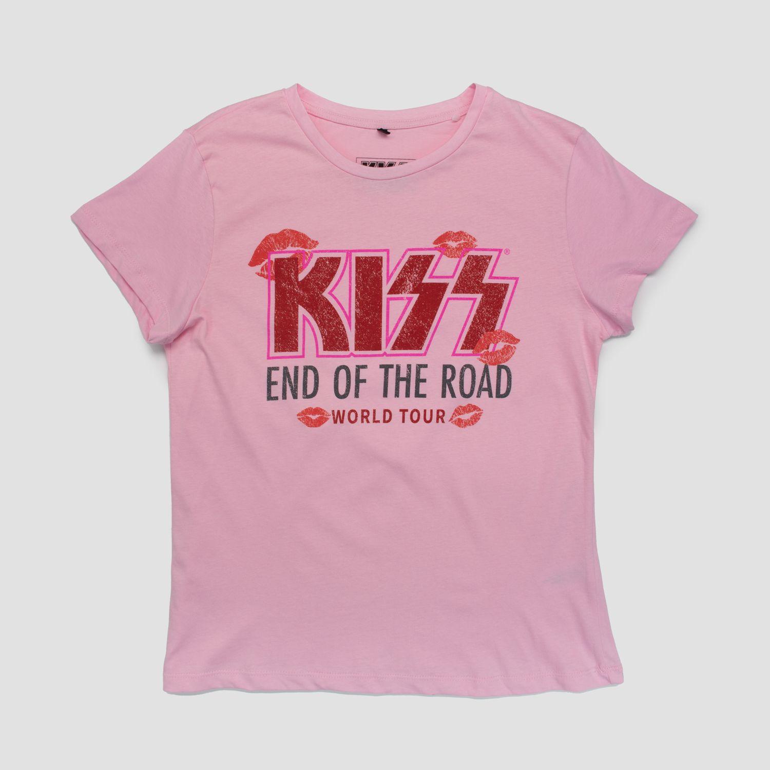 Polera Mujer End Off The Road Kiss Rosado-0