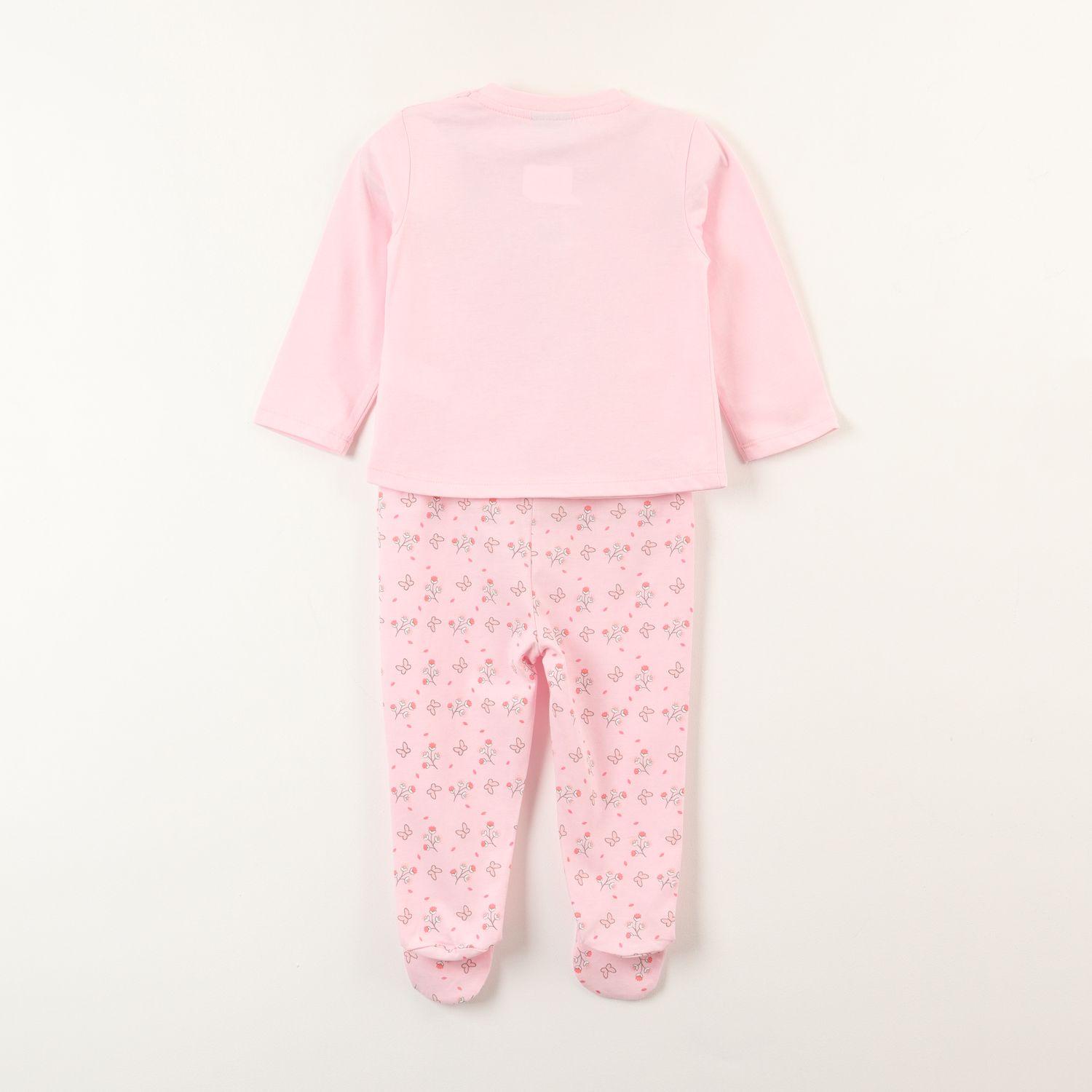 Conjunto Pijama Bebe Minnie Cuddle Time Rosado Disney-3