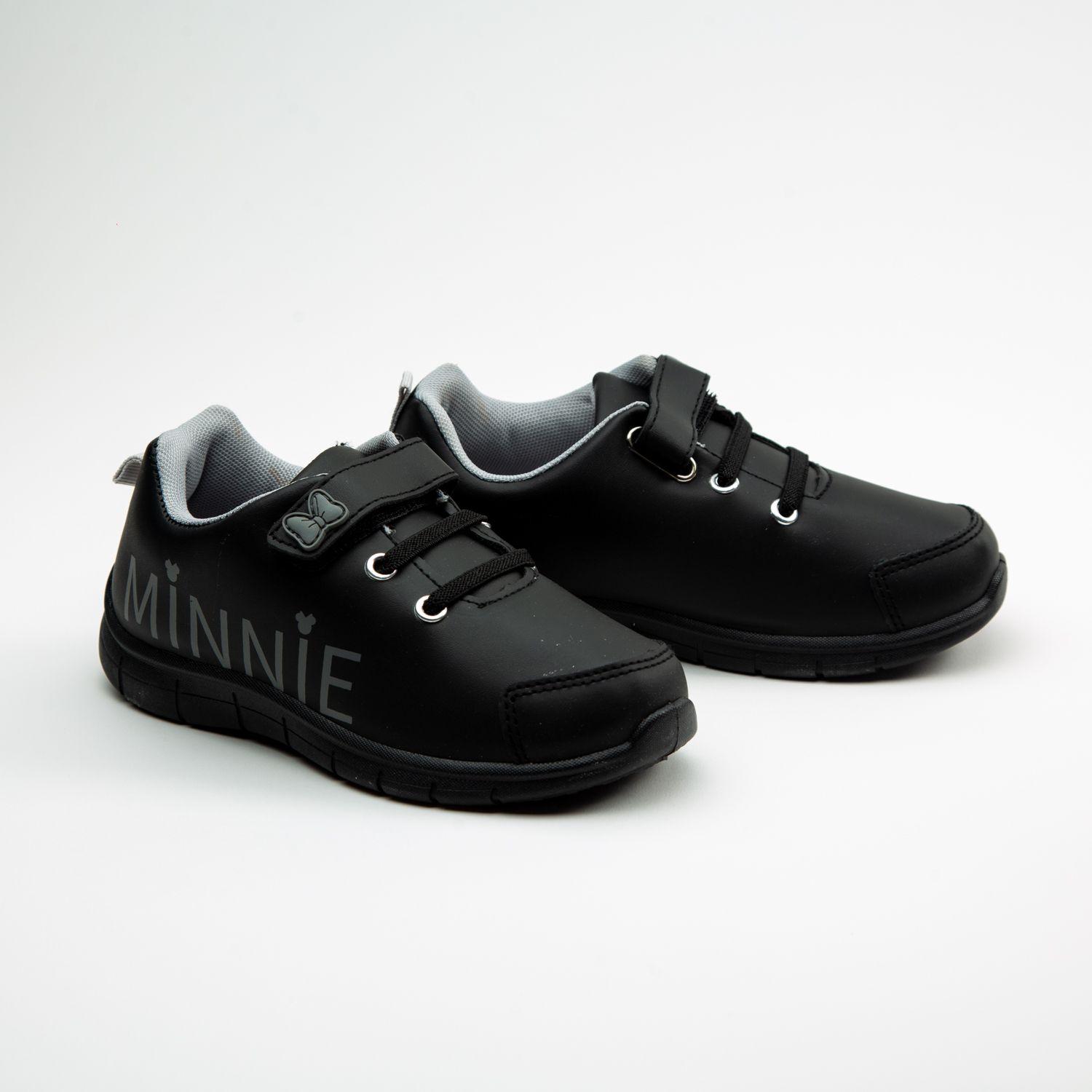 Zapatillas Niña Nombre Negro Minnie Disney-0