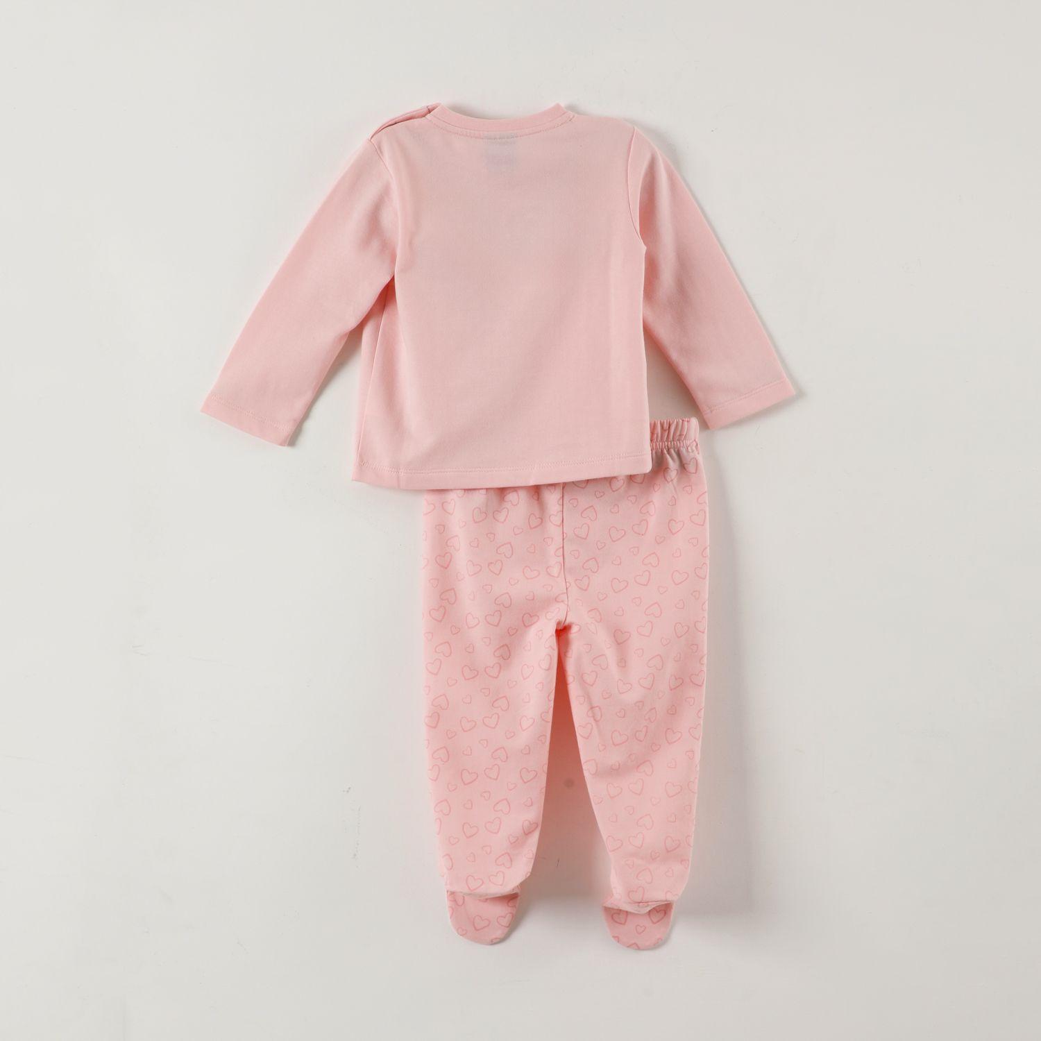 Conjunto Pijama Buzo Bebe Minnie Sweets Rosado Disney-3
