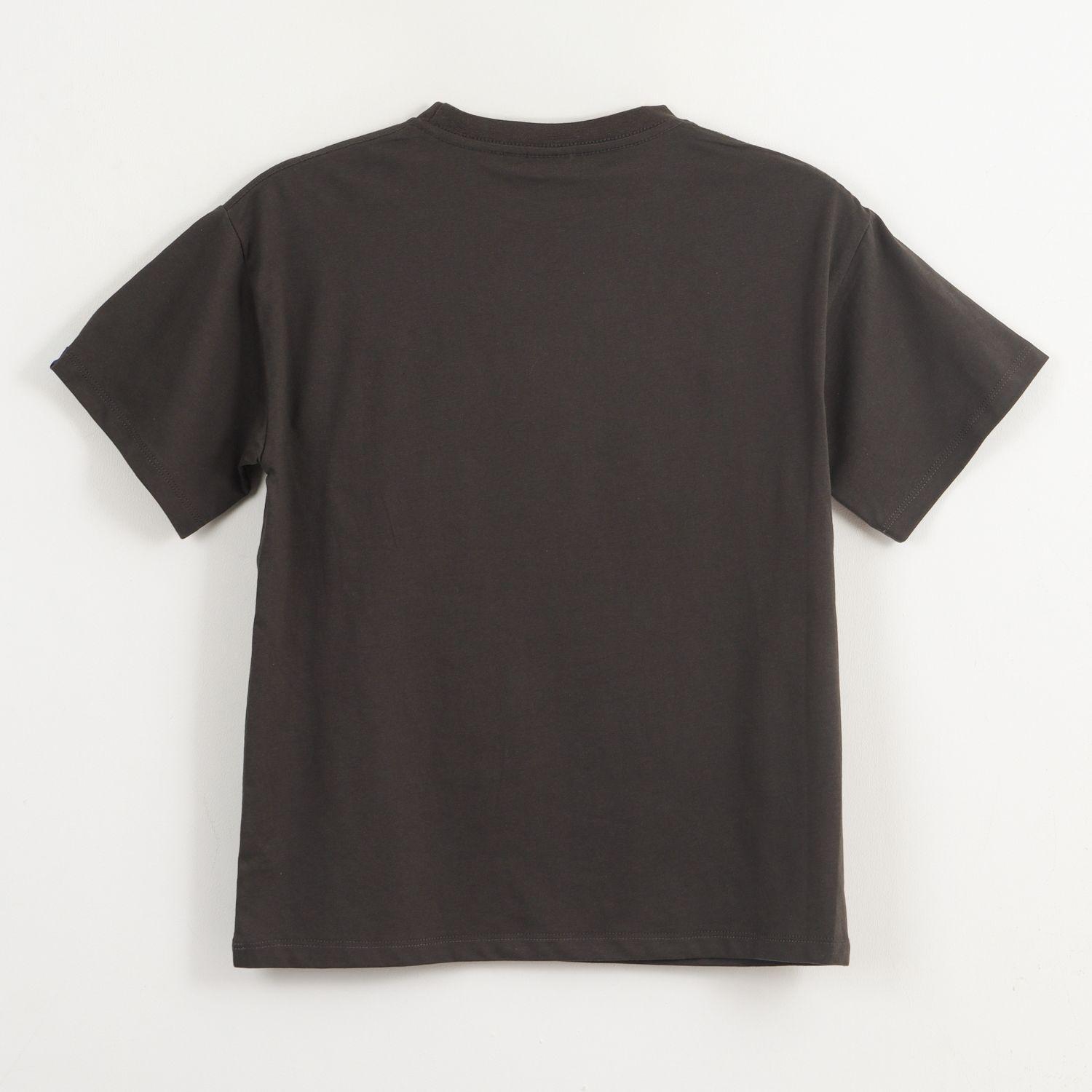 Polera Manga Corta Niño Gris Face Lentejuelas Sonic-1