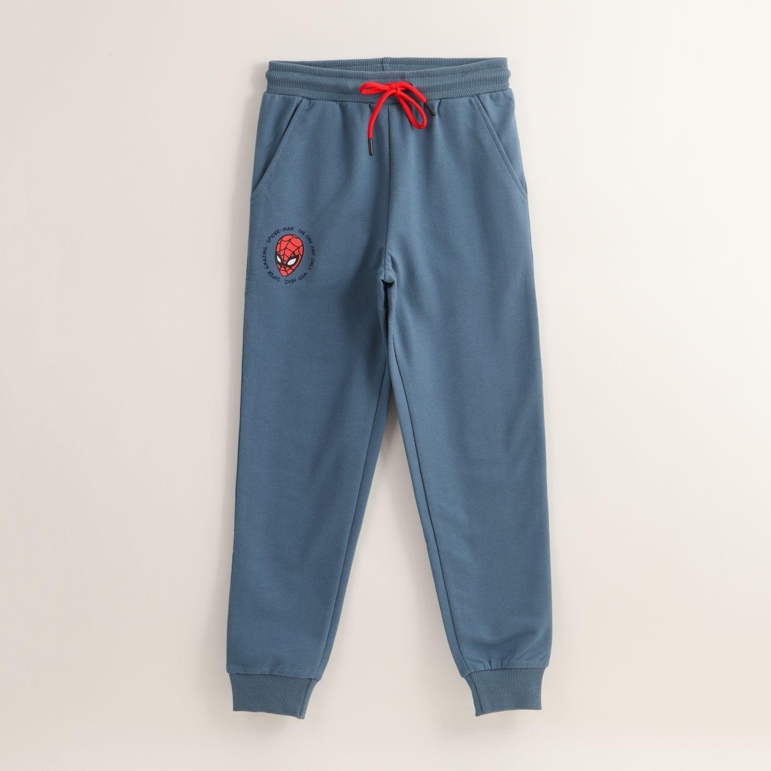 Pantalón De Buzo Niño Spiderman Climb Azul Marvel-0