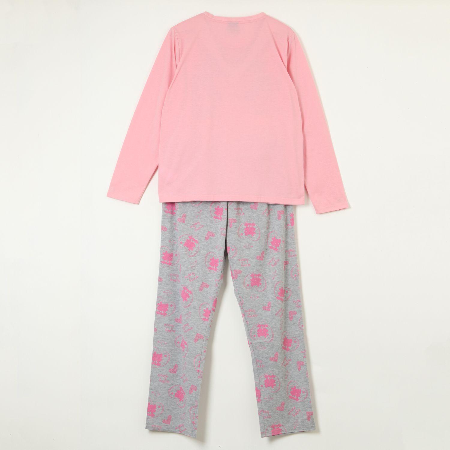Conjunto Pijama Mujer Minnie Secreto Rosado Disney-5