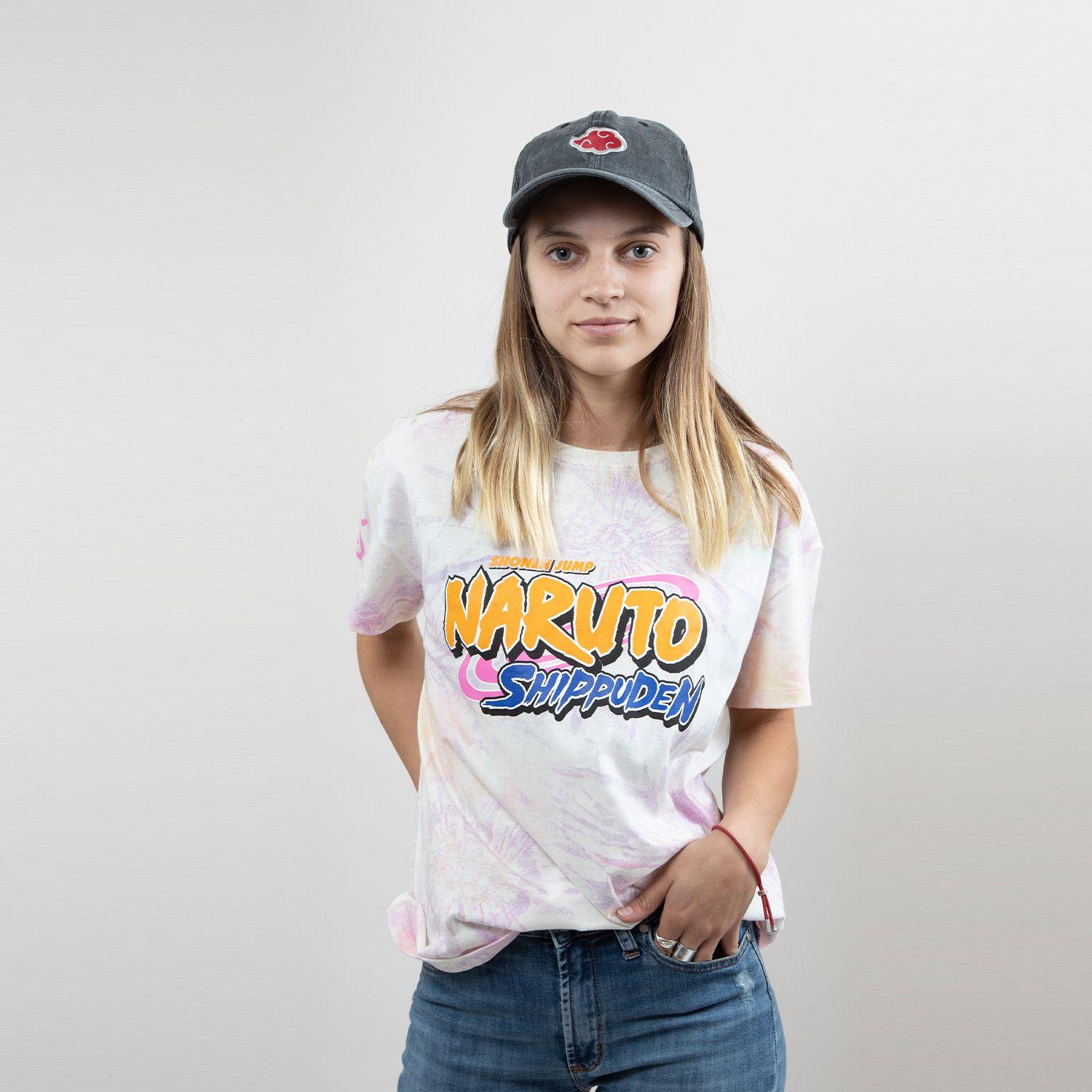 Polera Mujer Tie Dye Gris Naruto-0