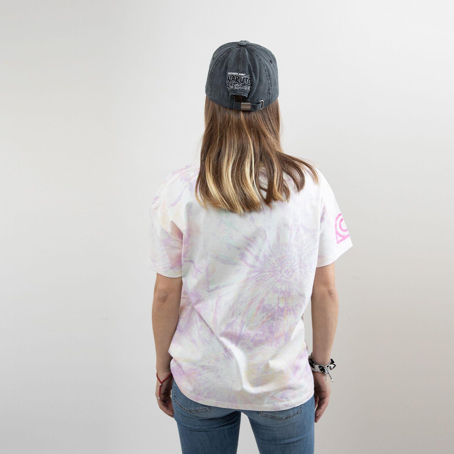 Polera Mujer Tie Dye Gris Naruto-1