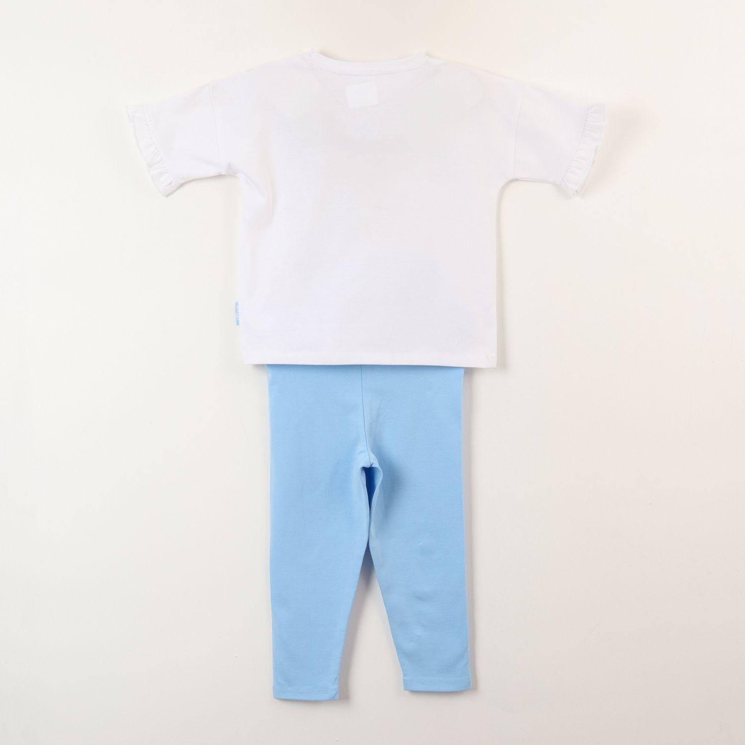Conjunto Niña Vuelos Blanco Bluey Y Sus Amigos-3