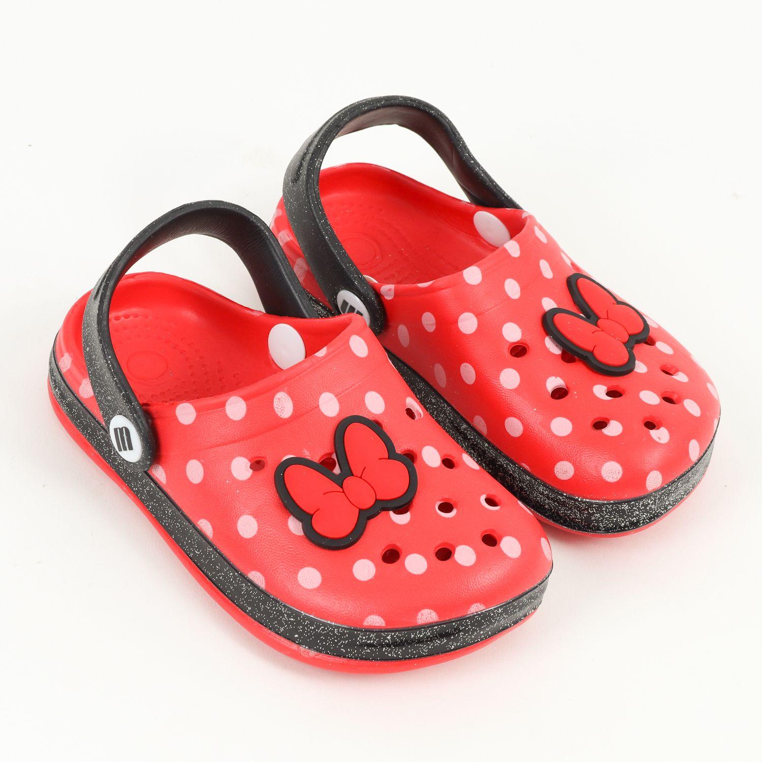 Zueco De Eva Niña Rojo Cinta Minnie Disney-1