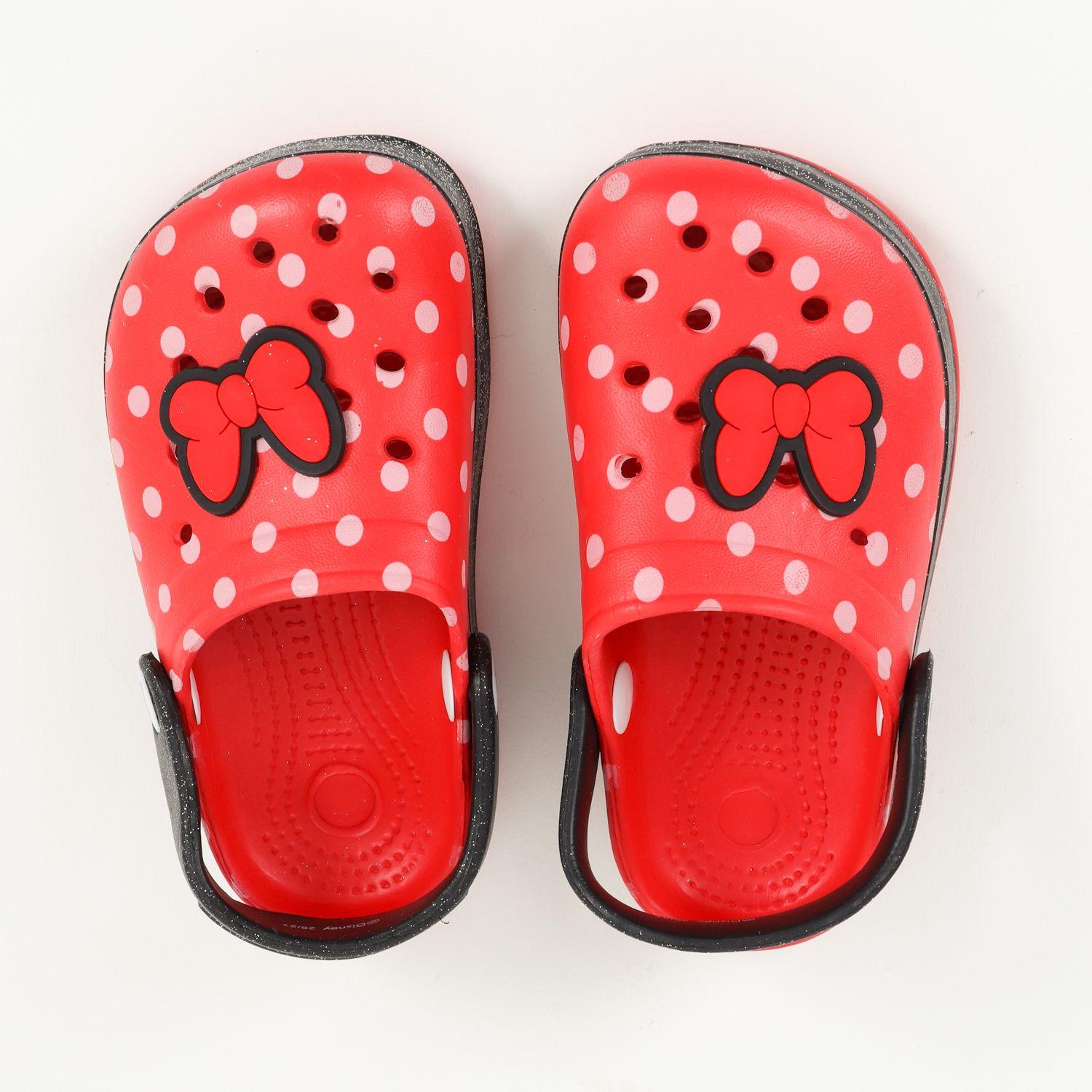 Zueco De Eva Niña Rojo Cinta Minnie Disney-2