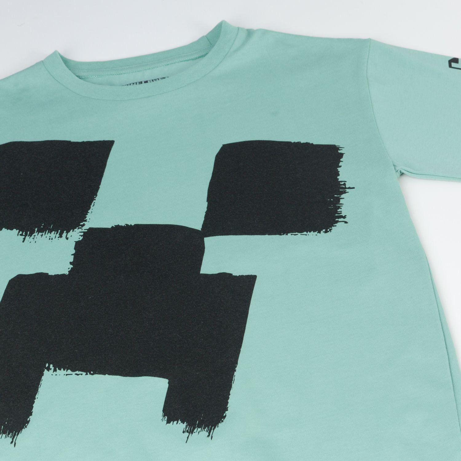 Conjunto Niño Creeper Cargo Verde Minecraft-2