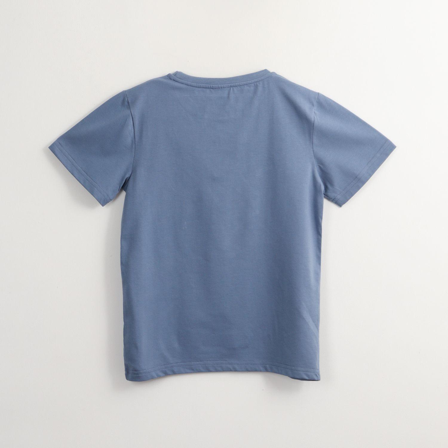 Polera Manga Corta Niño Mickey Lentejuelas 1998 Azul Disney-4