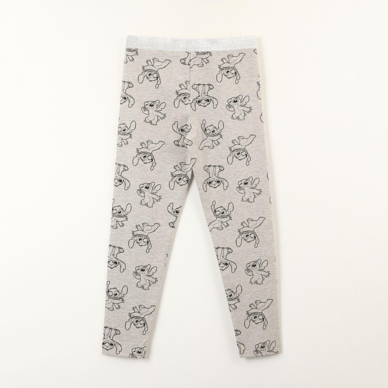 Calza Niña Lilo & Stitch Full Print Gris Disney-0