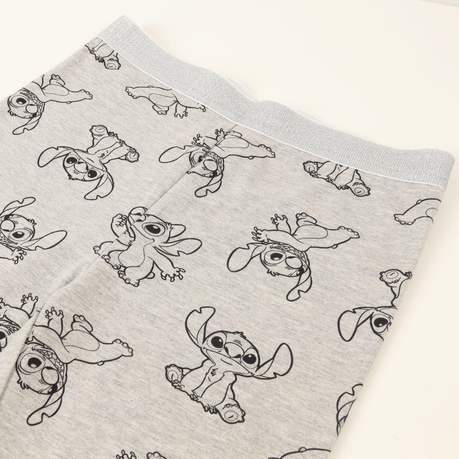 Calza Niña Lilo & Stitch Full Print Gris Disney-1