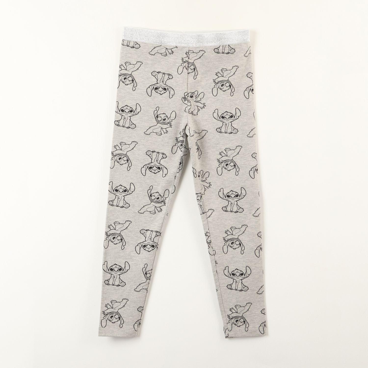 Calza Niña Lilo & Stitch Full Print Gris Disney-2