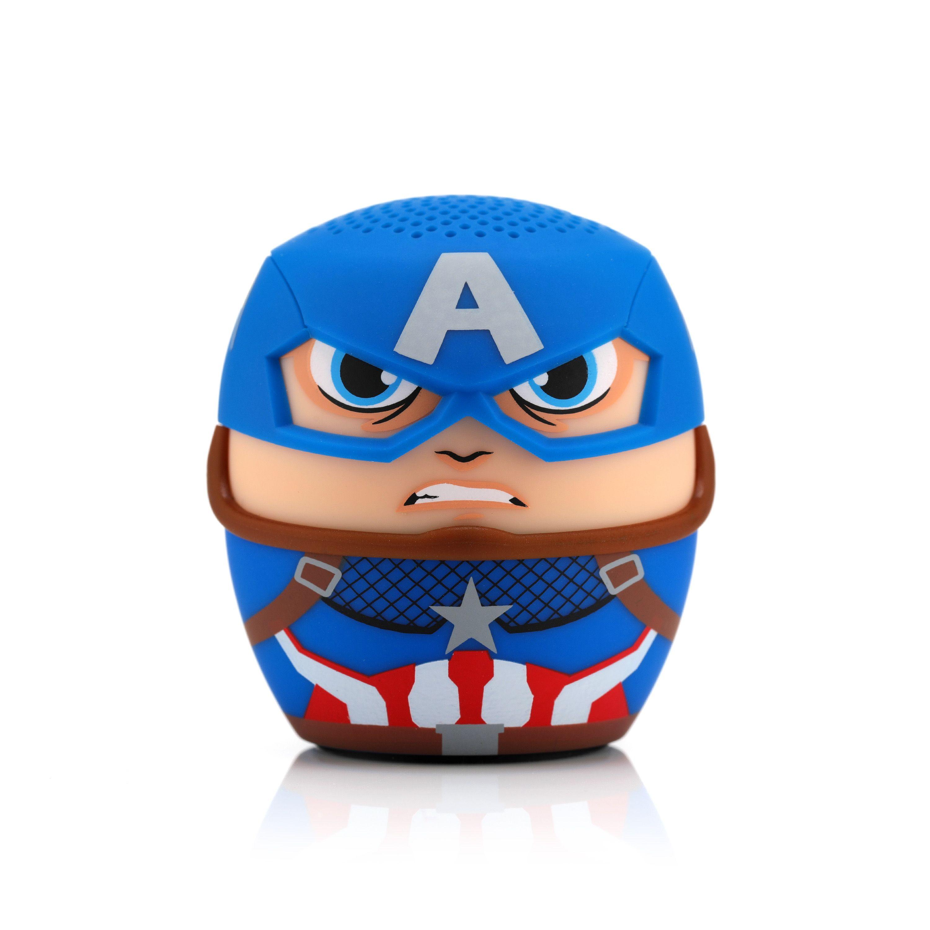 Parlante Bluetooth Portatil Capitan América Marvel Bitty Boomers-0