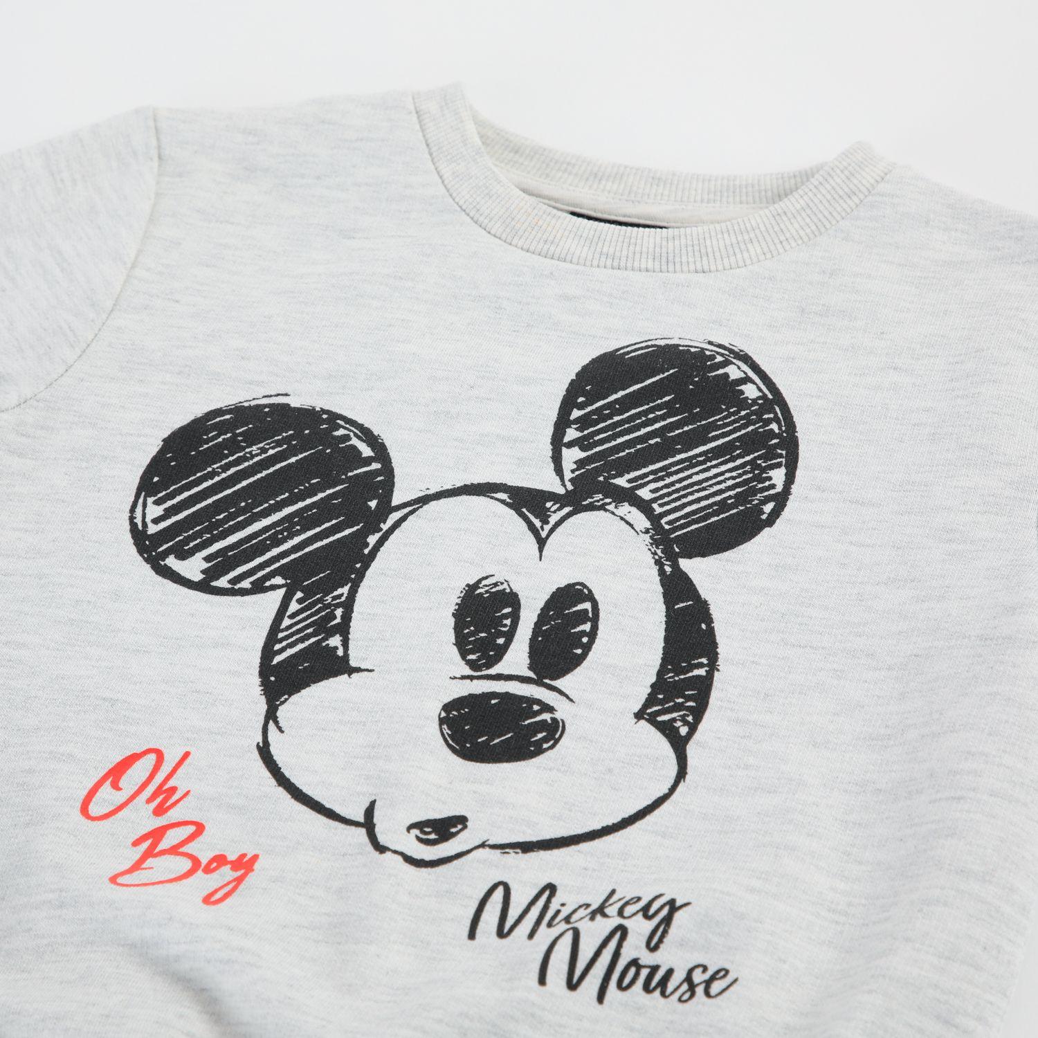 Conjunto Buzo Niño Mickey Disney Gris-2