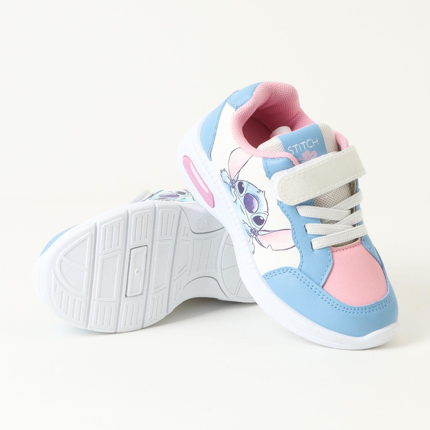 Zapatilla Con Luces Niña Lilo & Stitch Looking Cute Celeste Disney-3