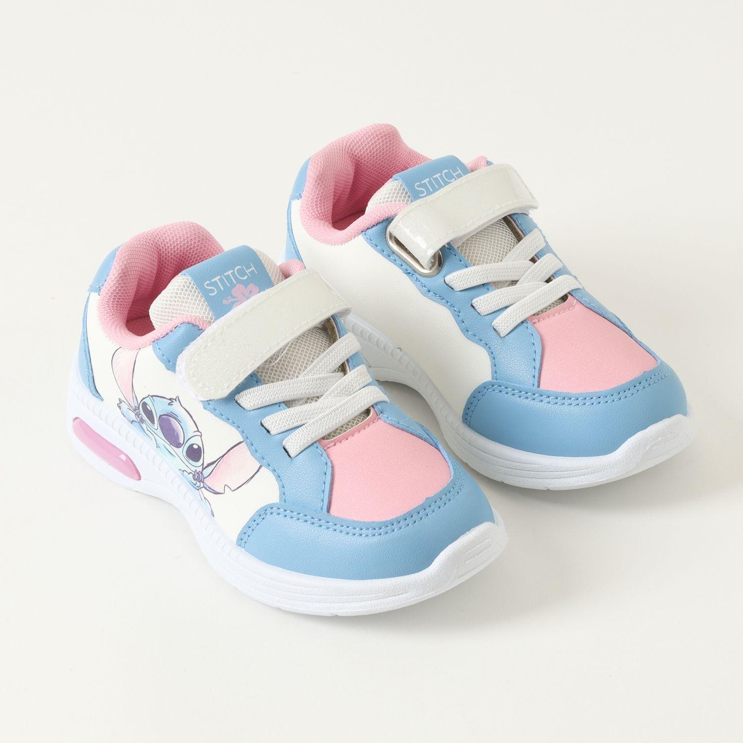Zapatilla Con Luces Niña Lilo & Stitch Looking Cute Celeste Disney-1
